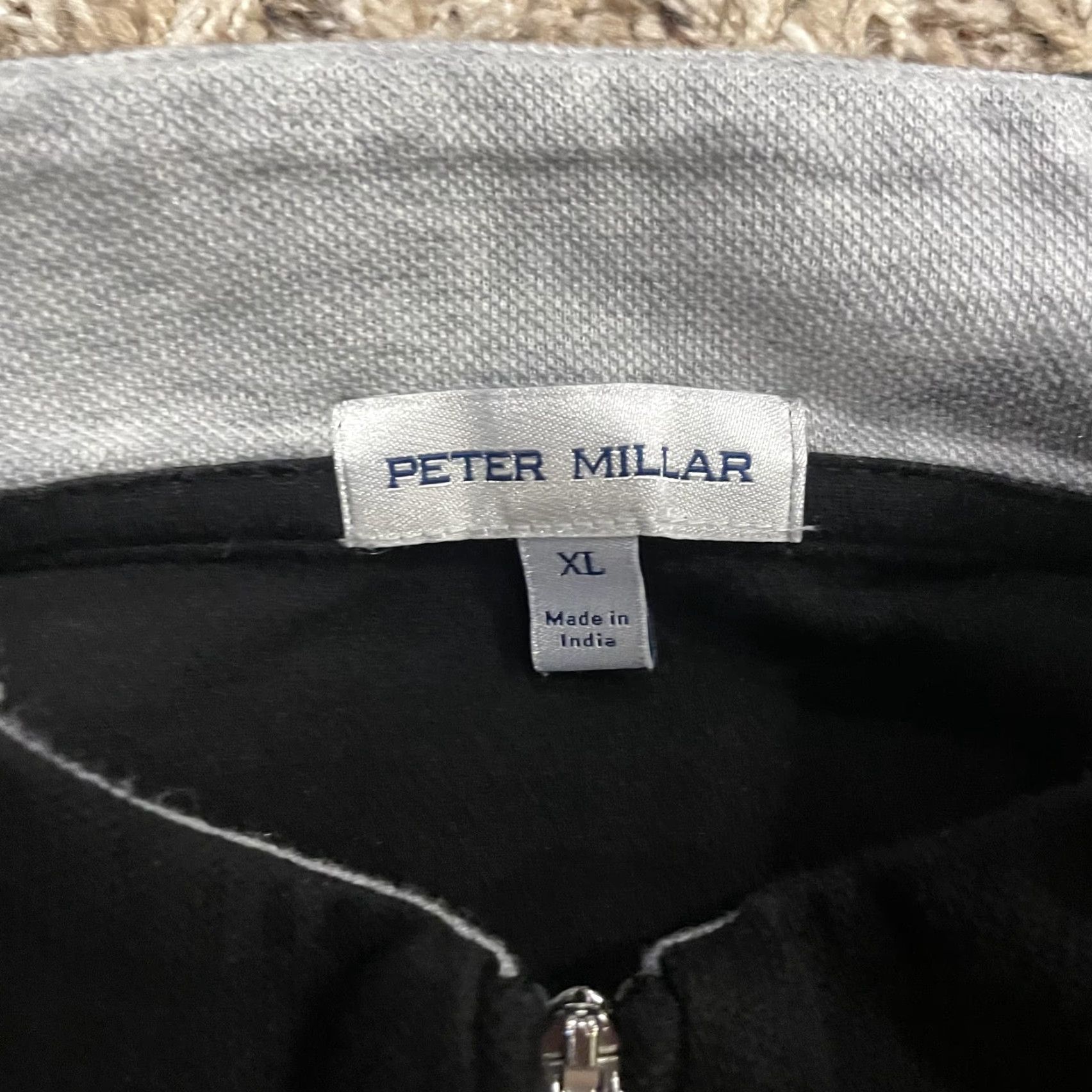 Peter Millar Peter Millar Pullover Mens XL Quarter Zip Sweater AssuredPartners Cotton Blend Size US XL / EU 56 / 4 - 3 Thumbnail