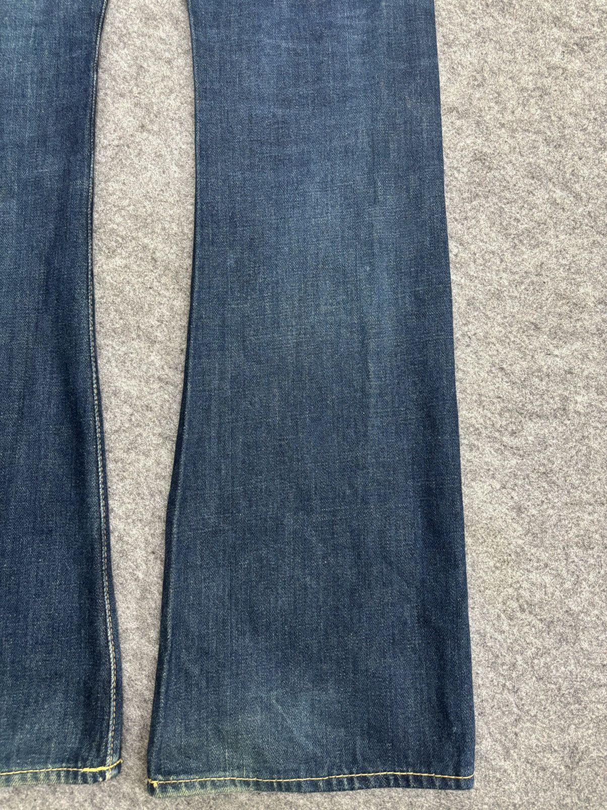Jelado 💥Sturdy Flare💥Archival Jelado Japan Flare Biker Denim F603 Size US 27 - 18 Thumbnail