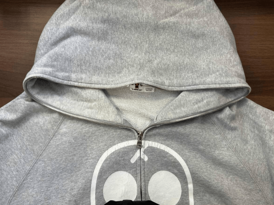 Bape OG Bape Gray Milo Bone Friends Zip Hoodie Size US M / EU 48-50 / 2 - 6 Thumbnail