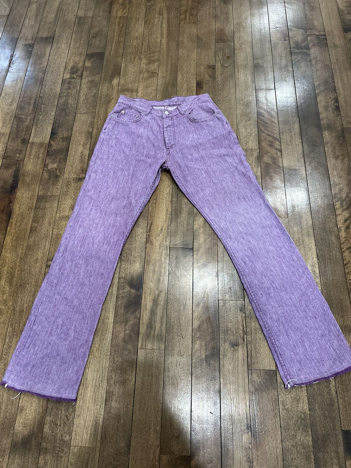 image of Helmut Lang Classic Cut Purple Denim Vintage, Men's (Size 31)