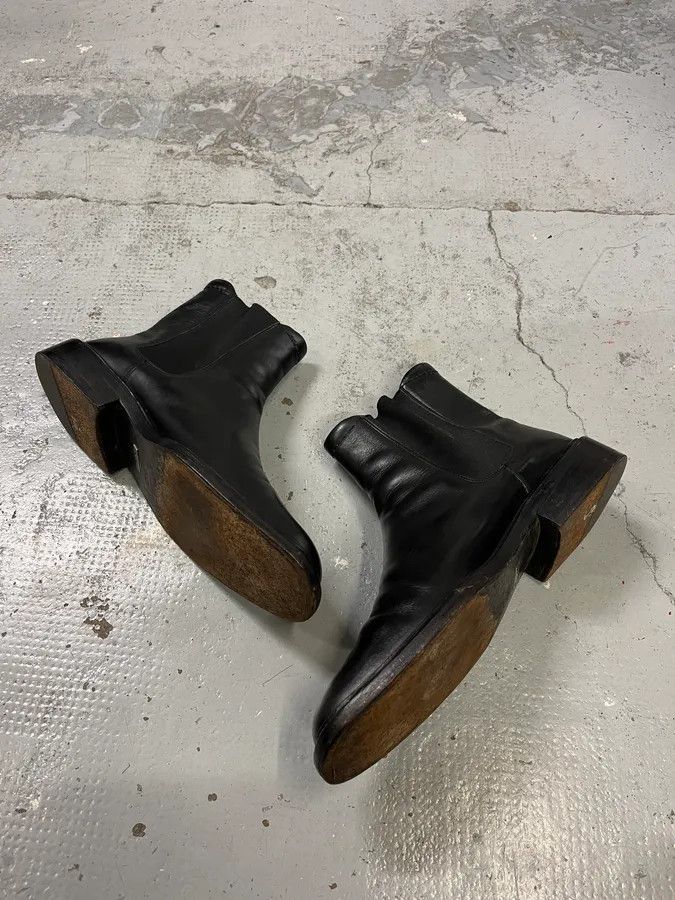 Gucci Gucci Black Leather Classy Chelsea Boot Size US 11 / EU 44 - 3 Thumbnail
