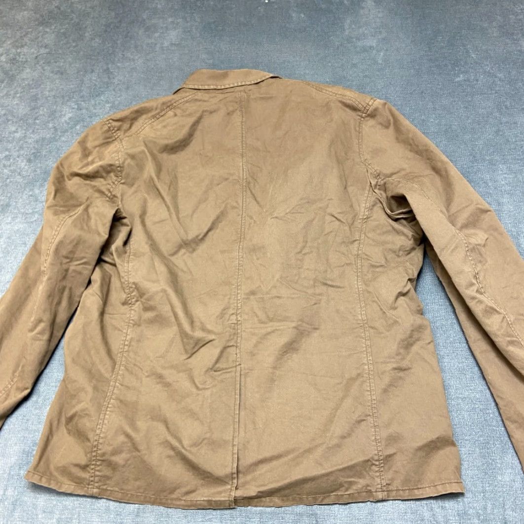 Armani Exchange A|X Armani Exchange Blazer Jacket Mens XL Beige Notch Lapel Single Breasted Jacket Size 46R - 6 Thumbnail