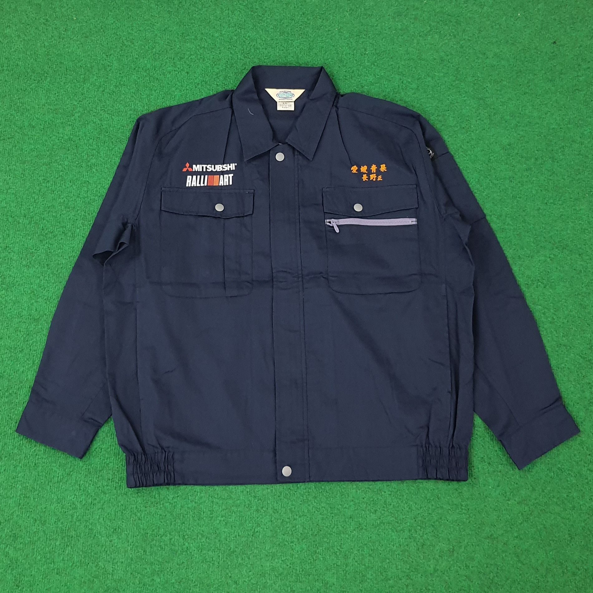 Other Vintage Mitsubishi RalliArt Racing Motorsport Jacket C243N16 Size US L / EU 52-54 / 3 - 3 Thumbnail
