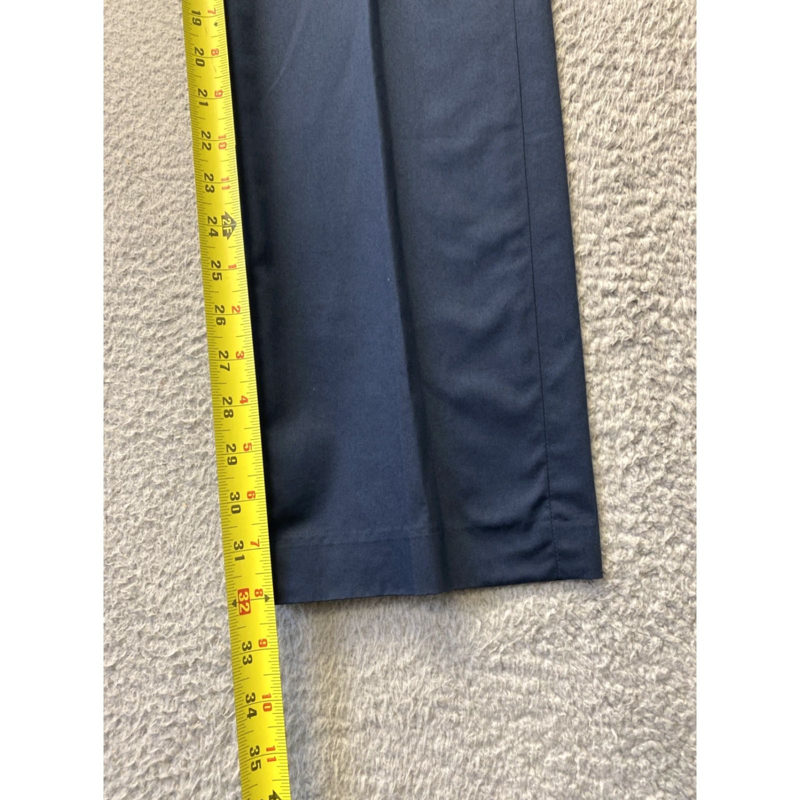 Bonobos Bonobos Pants Mens 33x32 Chino Straight Leg Deep Aqua Office Casual Regular Stretch Pockets Zip Front Size US 33 - 4 Thumbnail