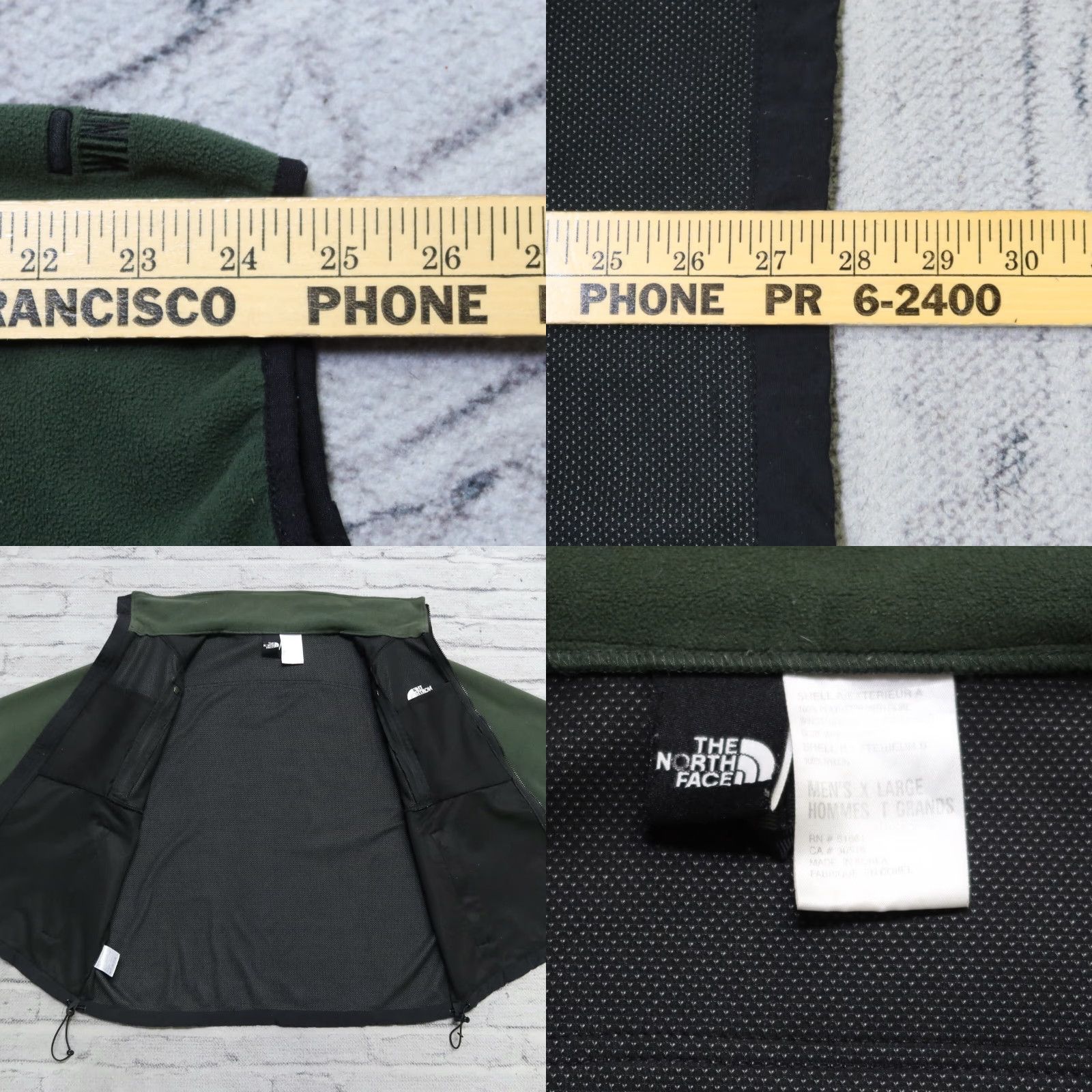 The North Face VINTAGE North Face Gore Windstopper Fleece Jacket XL Green Mens Jacket Size US XL / EU 56 / 4 - 8 Thumbnail