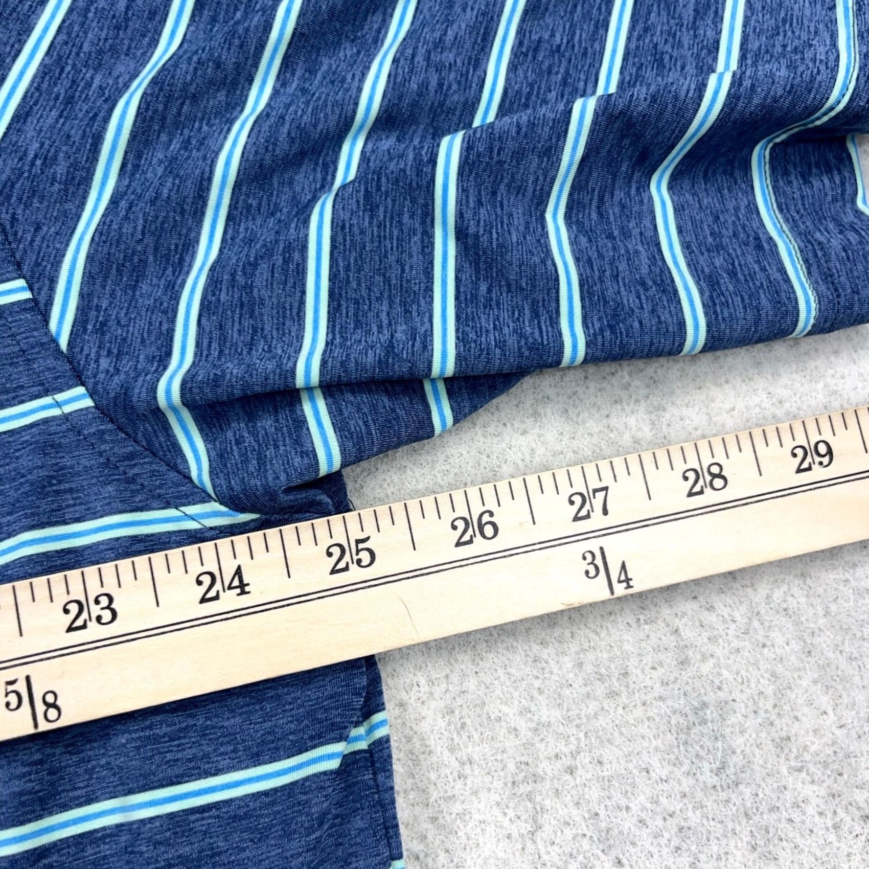 Peter Millar Peter Millar Polo Shirt Men XL Blue Striped Summer Comfort Crown Performance A58 Size US XL / EU 56 / 4 - 7 Thumbnail