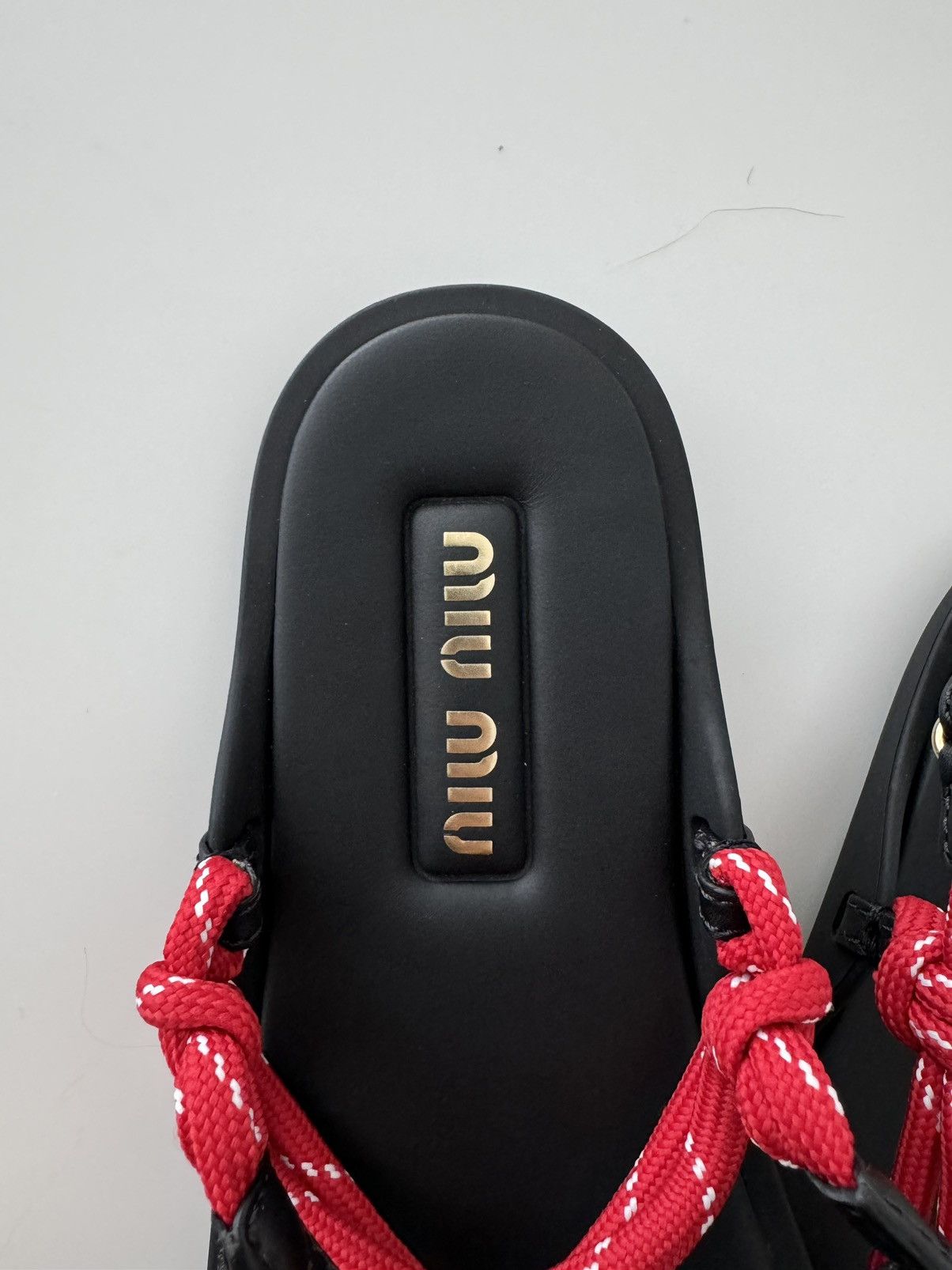 Miu Miu Miu Miu Riviere Cord & Leather Sandals Size US 11 / IT 41 - 5 Thumbnail