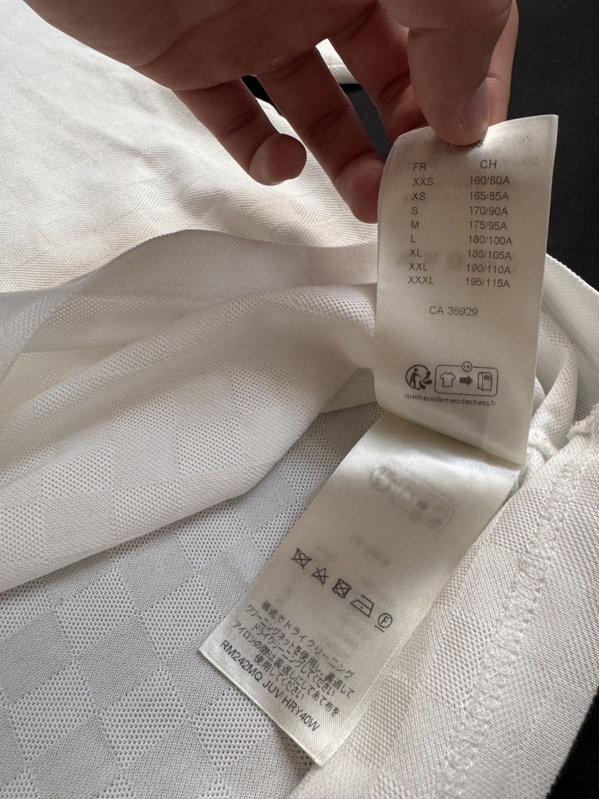 Louis Vuitton Louis Vuitton White Damier Tee Size US S / EU 44-46 / 1 - 7 Thumbnail