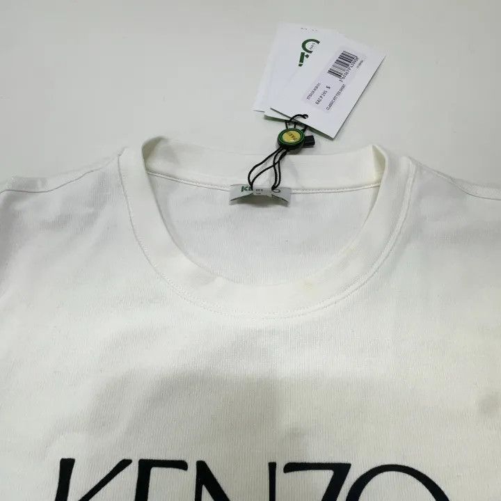 Kenzo KENZO White Logo Short Sleeve T-Shirt -2507 Size US S / EU 44-46 / 1 - 2 Thumbnail