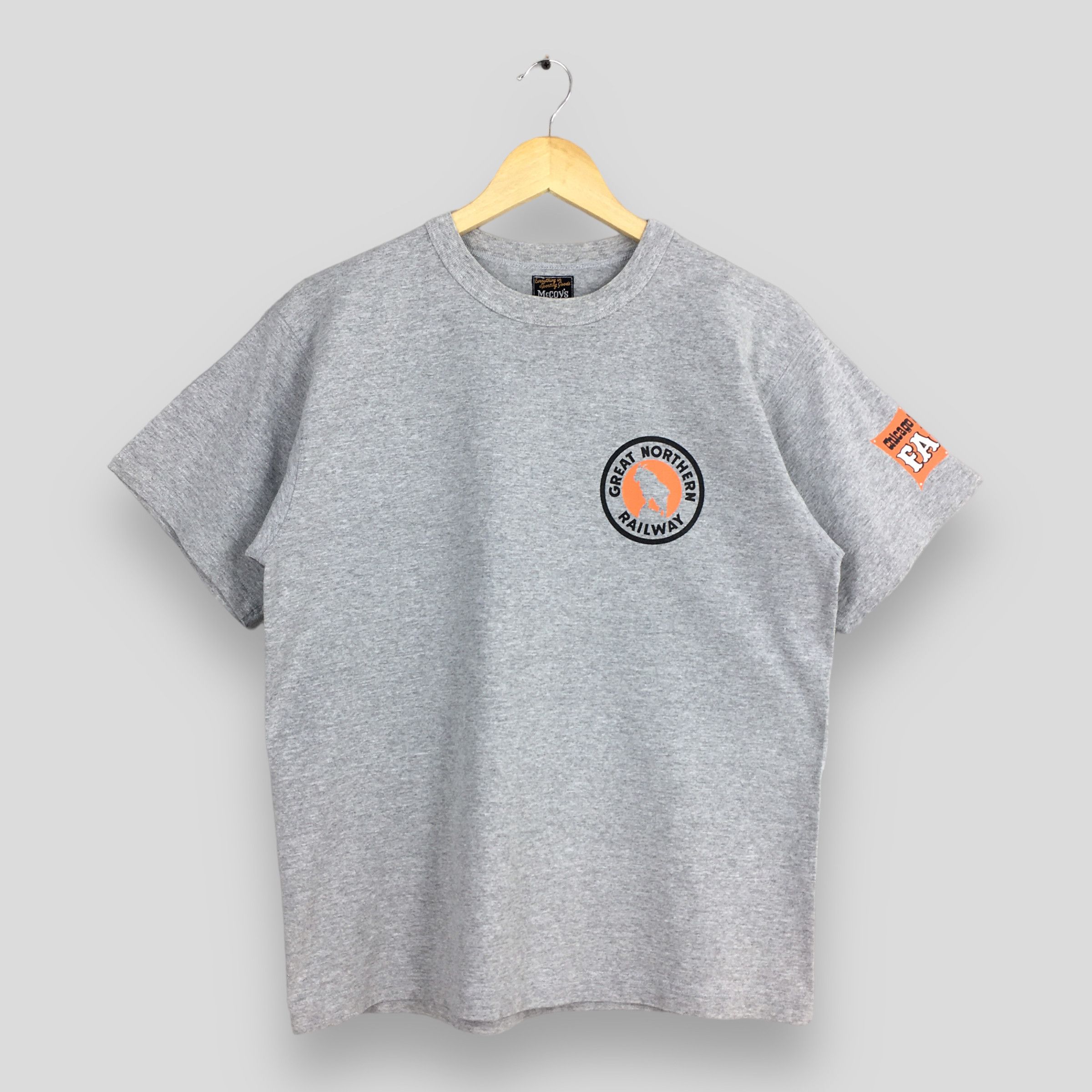 The Real McCoy's Real Mccoy's Great Northern Railway Gray T shirt Medium Size US M / EU 48-50 / 2 - 3 Thumbnail