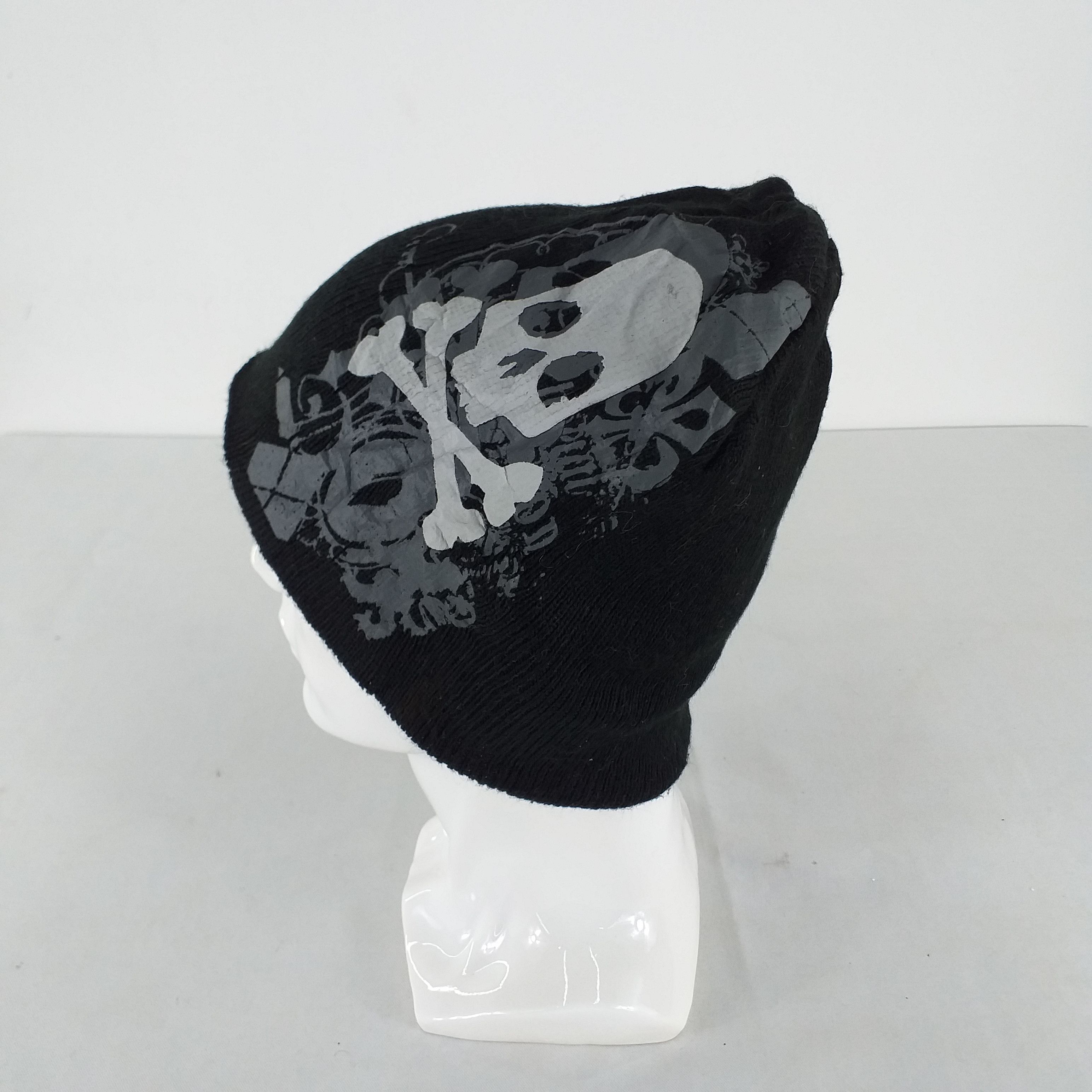 Japanese Brand Printed Skulls Design Snow Cap Hat Beanie BN283 Size ONE SIZE - 1 Thumbnail