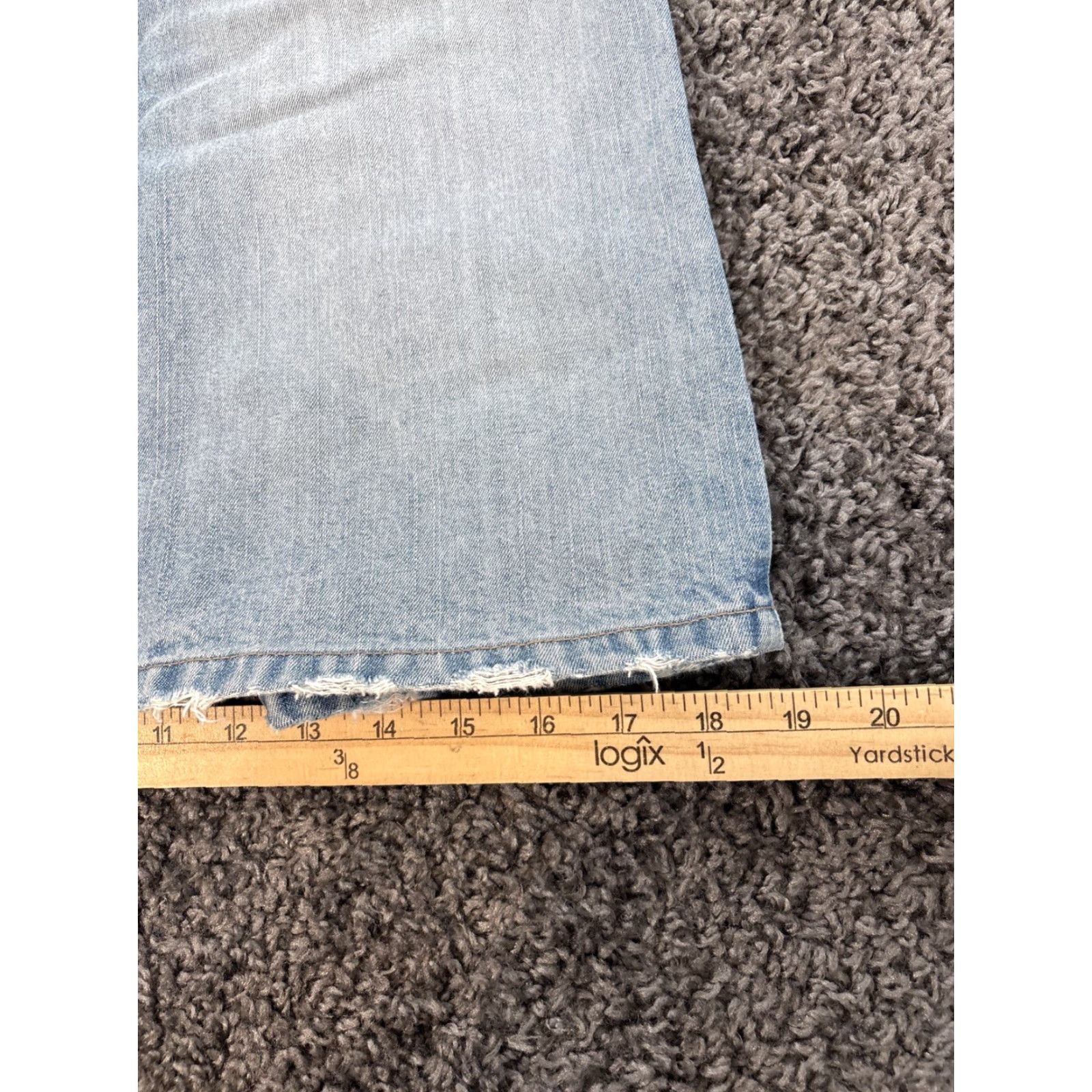 Vintage VINTAGE Tyte Jeans Womens Jeans 28 Midi Light Wash Embroidered Distressed 90s Blue Denim Womens M Size 28" / US 6 / IT 42 - 3 Thumbnail