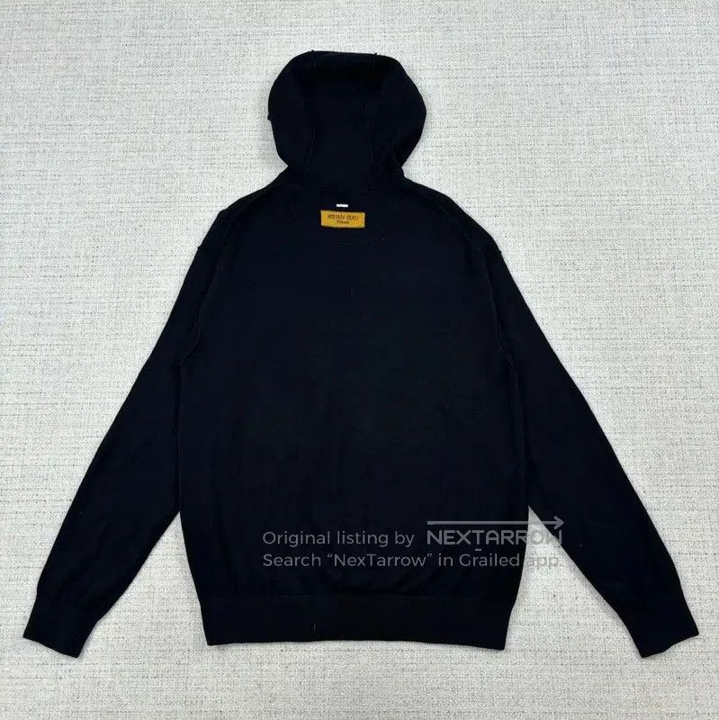 Louis Vuitton Louis Vuitton Black Cotton Hooded Knit Sweater . Size US L / EU 52-54 / 3 - 2 Thumbnail