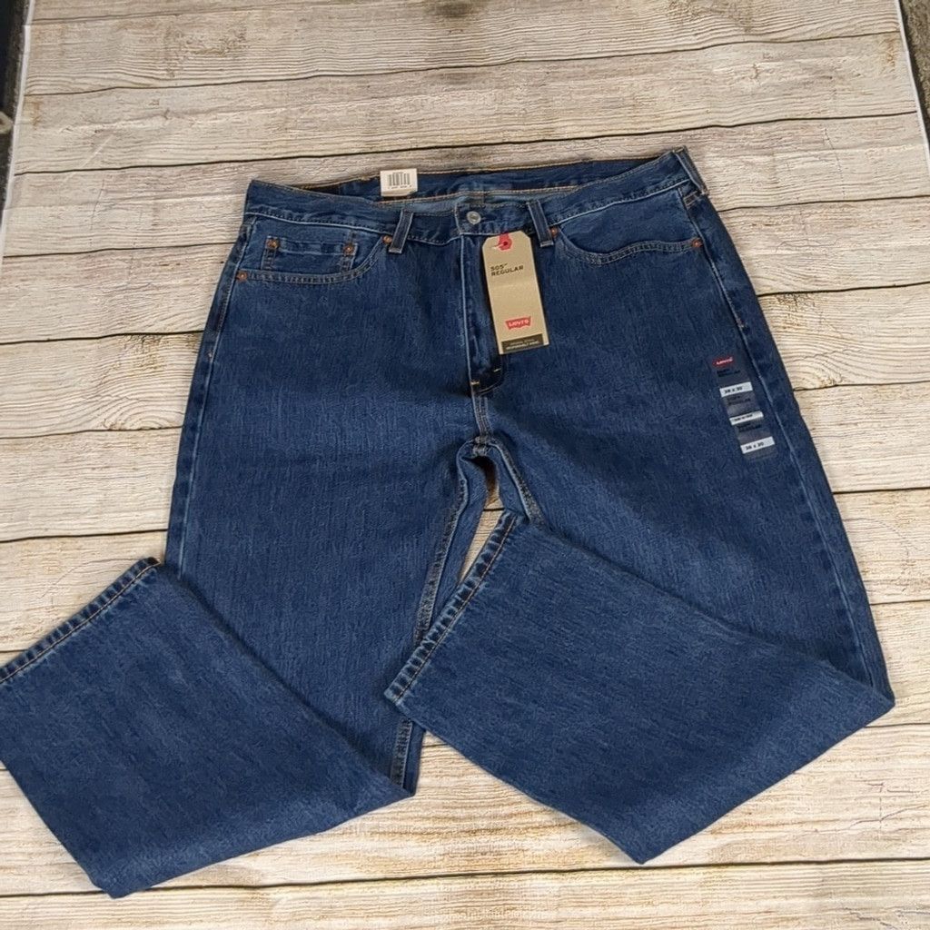 Levi's Levi's 505 regular straight leg jeans size 38x30 Size US 38 / EU 54 - 1 Thumbnail