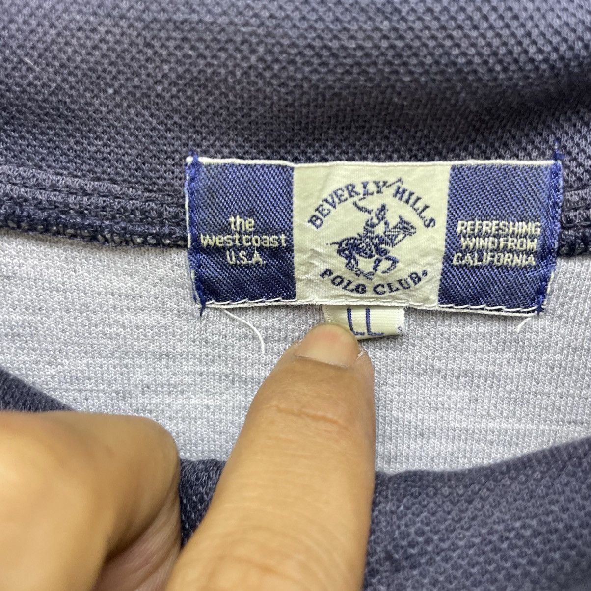 Beverly Hills Polo Club 💥Vintage Polo Beverly Hills Half Zip Pull Over Size US M / EU 48-50 / 2 - 3 Thumbnail