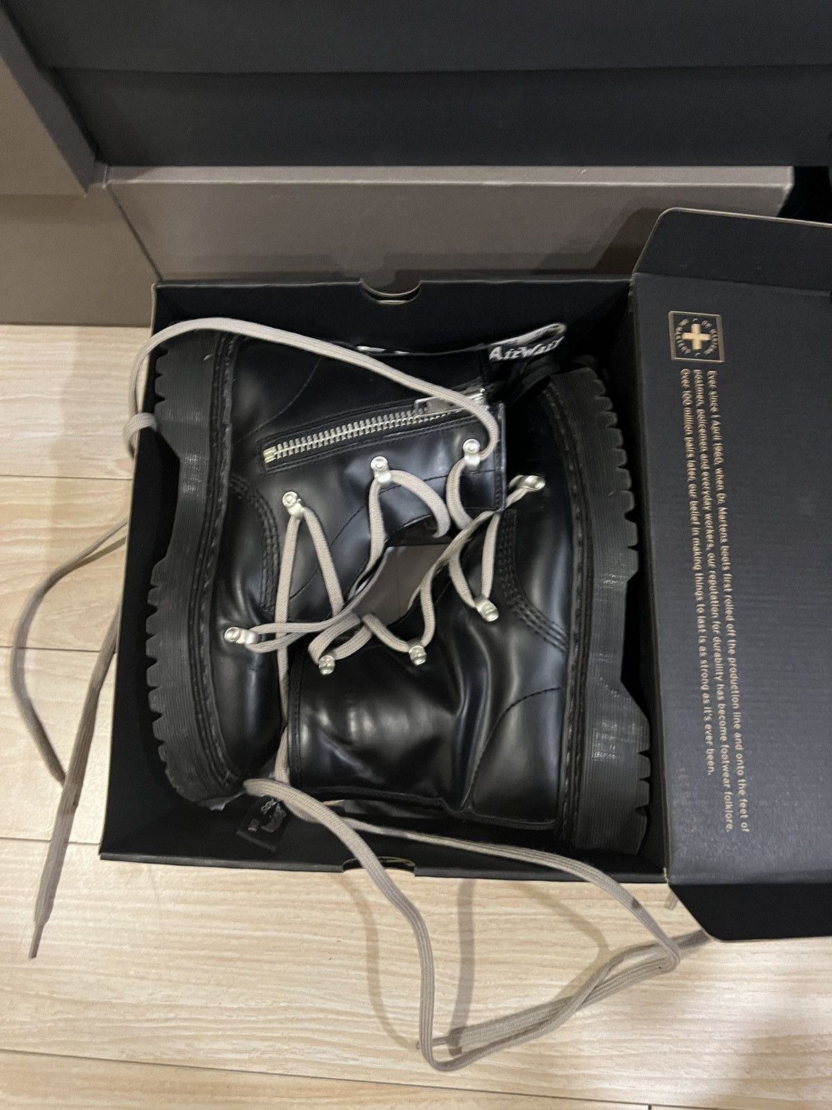 Rick Owens Rick Owens dr.martens OG bex boots Size US 8 / EU 41 - 11 Thumbnail