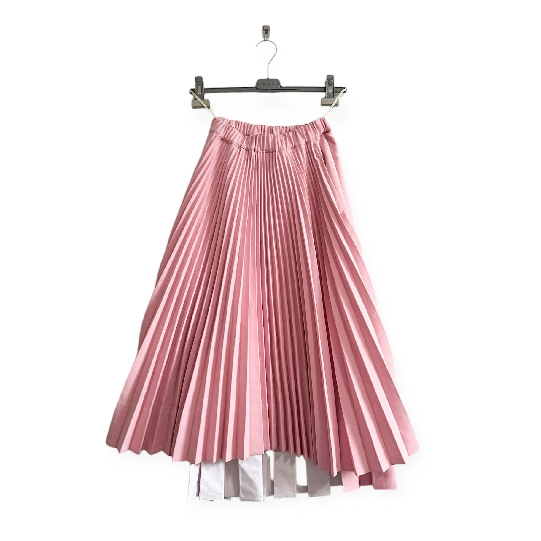 Plan C Plan C Pleated Midi Skirt, Double Active, Pink, Size 36IT/XS Size 25" / US 0 / IT 36 - 1 Thumbnail