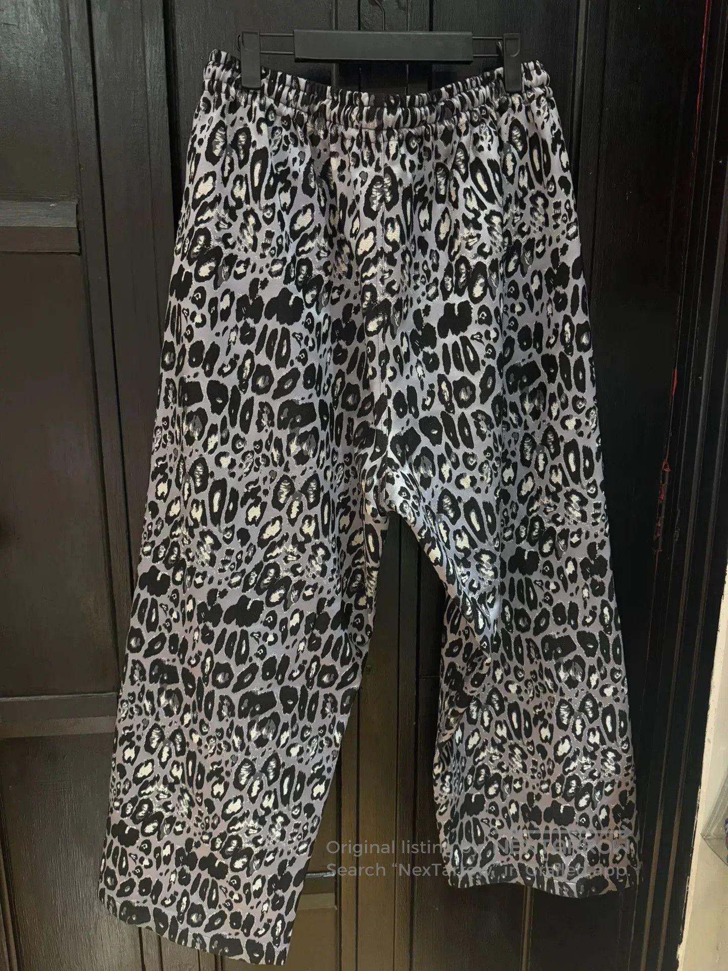 99%IS- Purple Leopard Print Pants. Size 25" / US 0 / IT 36 - 2 Thumbnail