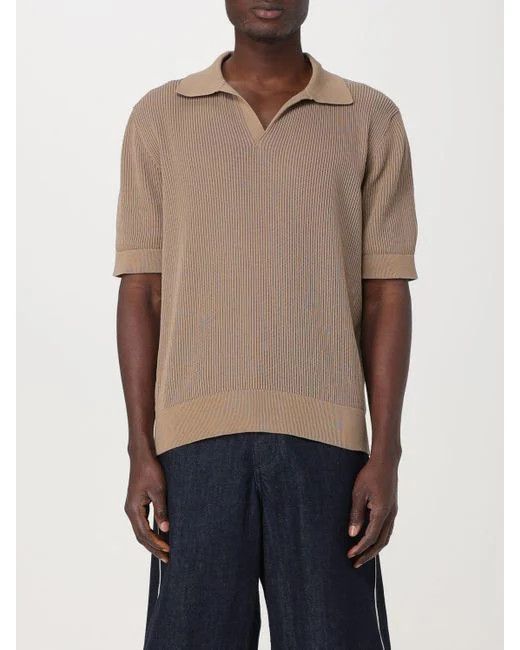 Dolce & Gabbana o1s22i1n0924 Polo Shirt in Beige Size US M / EU 48-50 / 2 - 1 Thumbnail