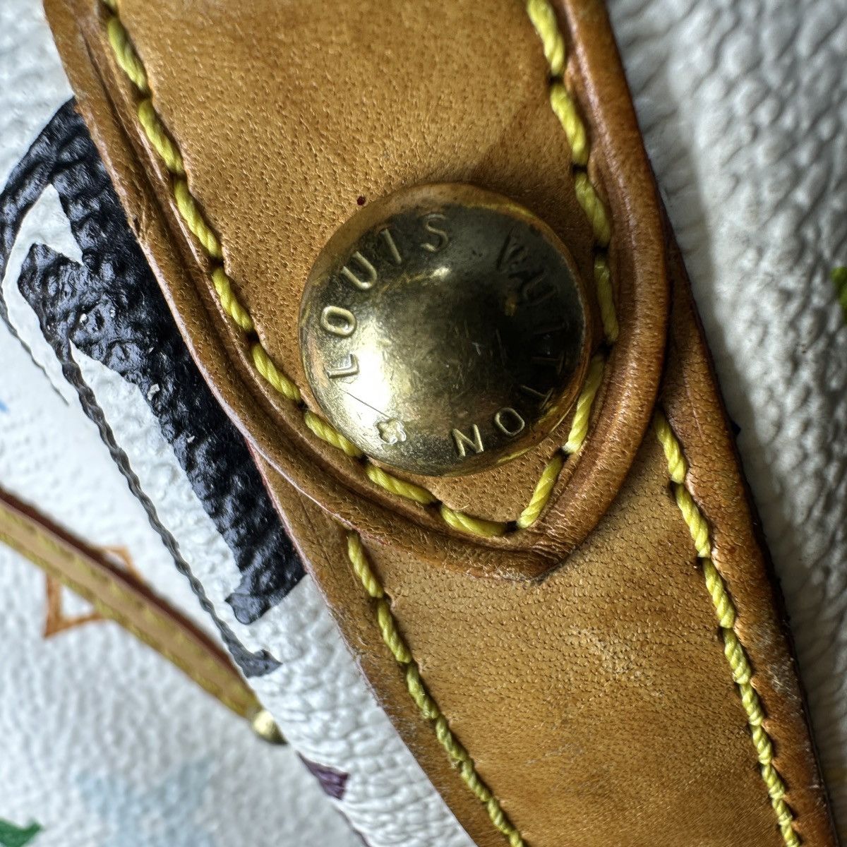 Louis Vuitton × Takashi Murakami Auth Louis Vuitton x Takashi Murakami Multicolore Leonor Bag Size ONE SIZE - 13 Thumbnail