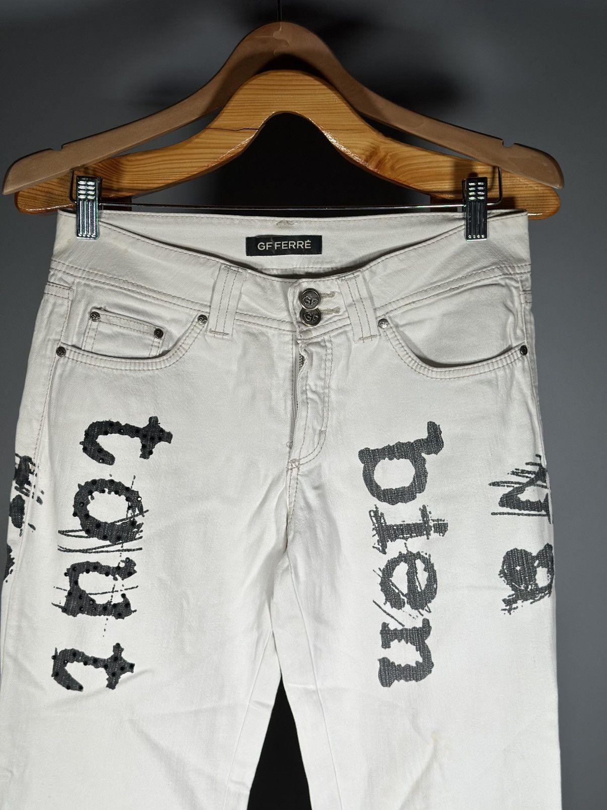Gianfranco Ferre Gianfranco Ferre denim Jeans 🔥 vntg rare 90s Size 28" / US 6 / IT 42 - 10 Thumbnail