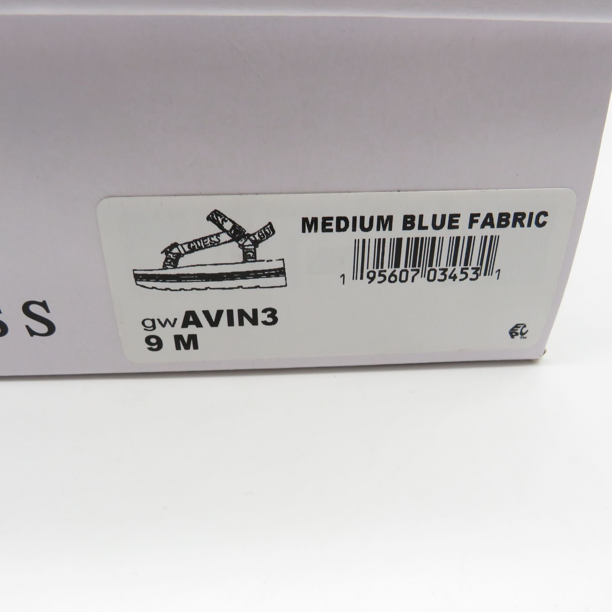 Guess Guess Womens Platform Sandals Medium Blue Fabric Size 9M Adj Size US 9 / IT 39 - 6 Thumbnail