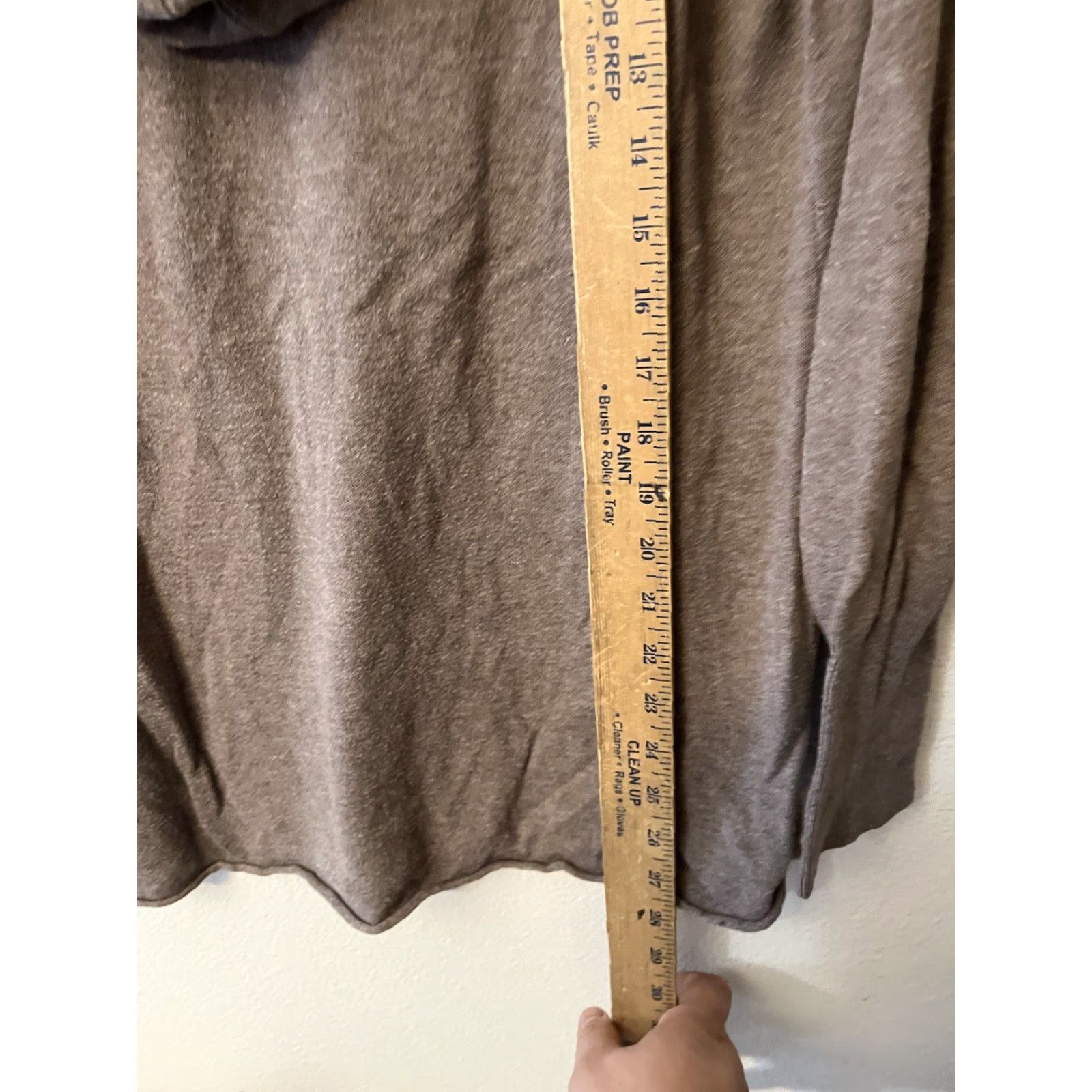 Gap Gap Hoodie Womens XL Brown Knit Pullover V-Neck Size XL / US 12-14 / IT 48-50 - 4 Thumbnail