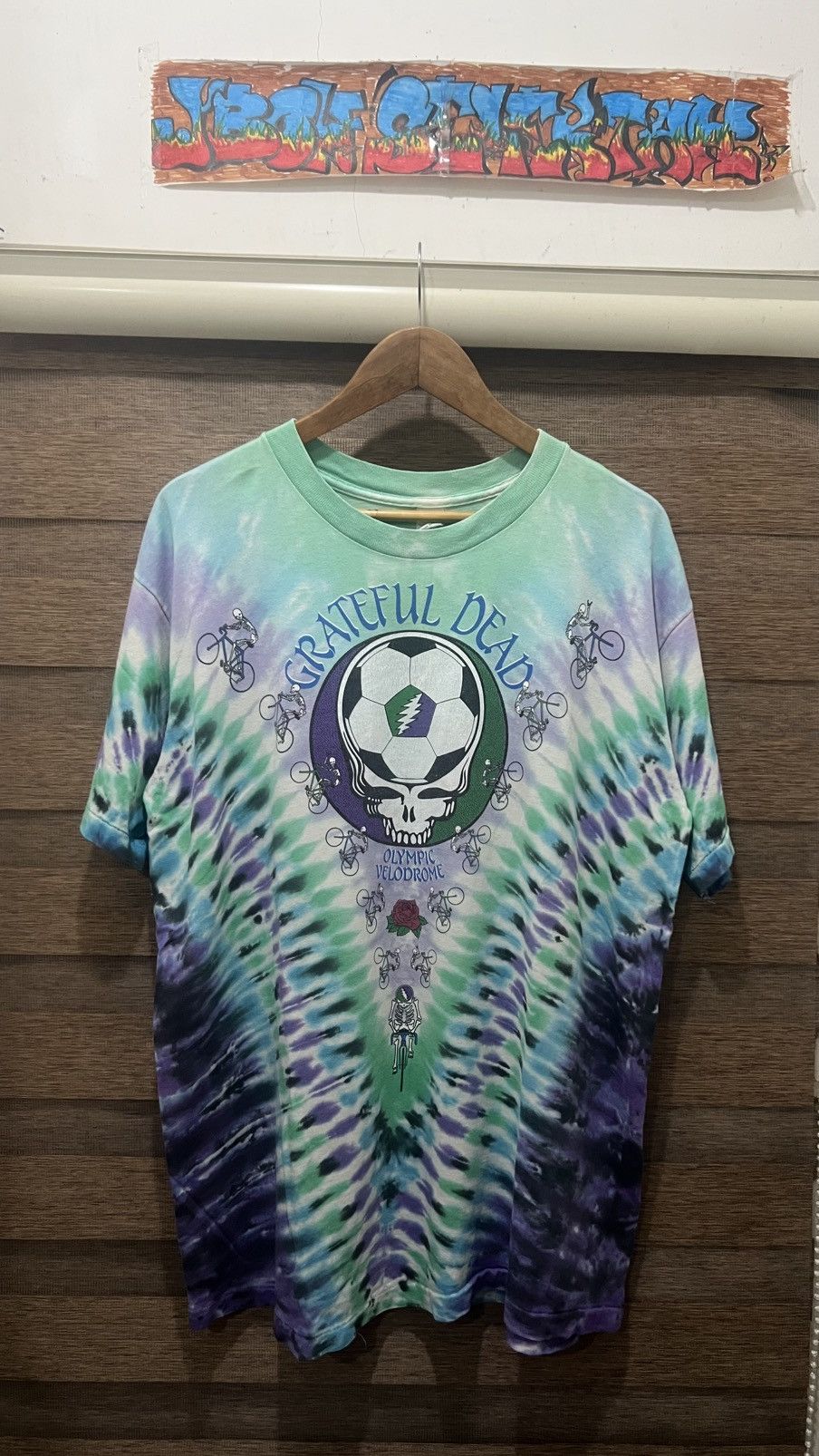 Band Tees × Vintage Vintage 1990 Grateful Dead Playin In The Field Vortex Dye Size US XL / EU 56 / 4 - 3 Thumbnail
