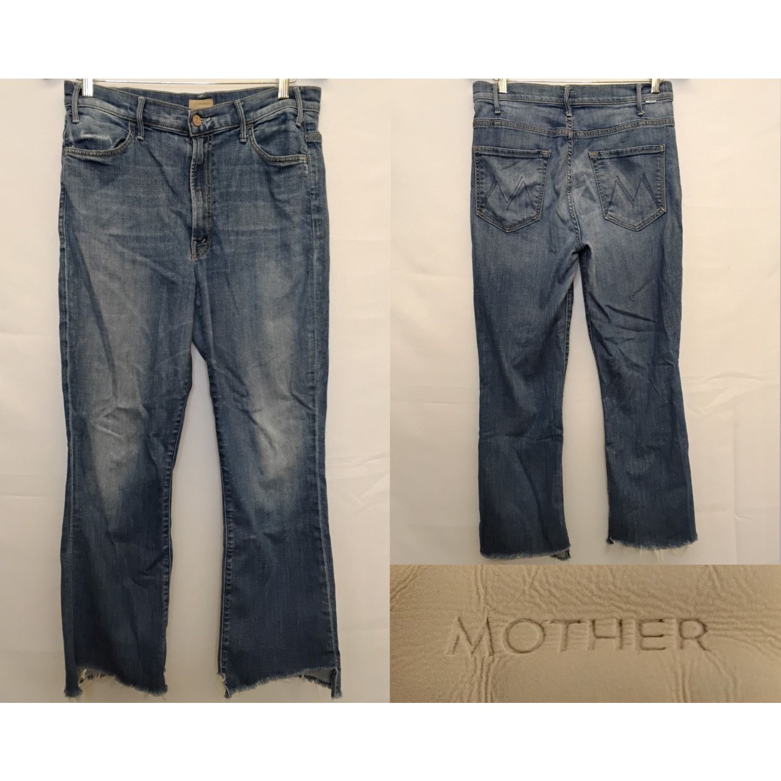 MOTHER Mother Hustler Two Step Jean Women's 27 Lite Wash Ankle Fray Size 27" / US 4 / IT 40 - 1 Thumbnail
