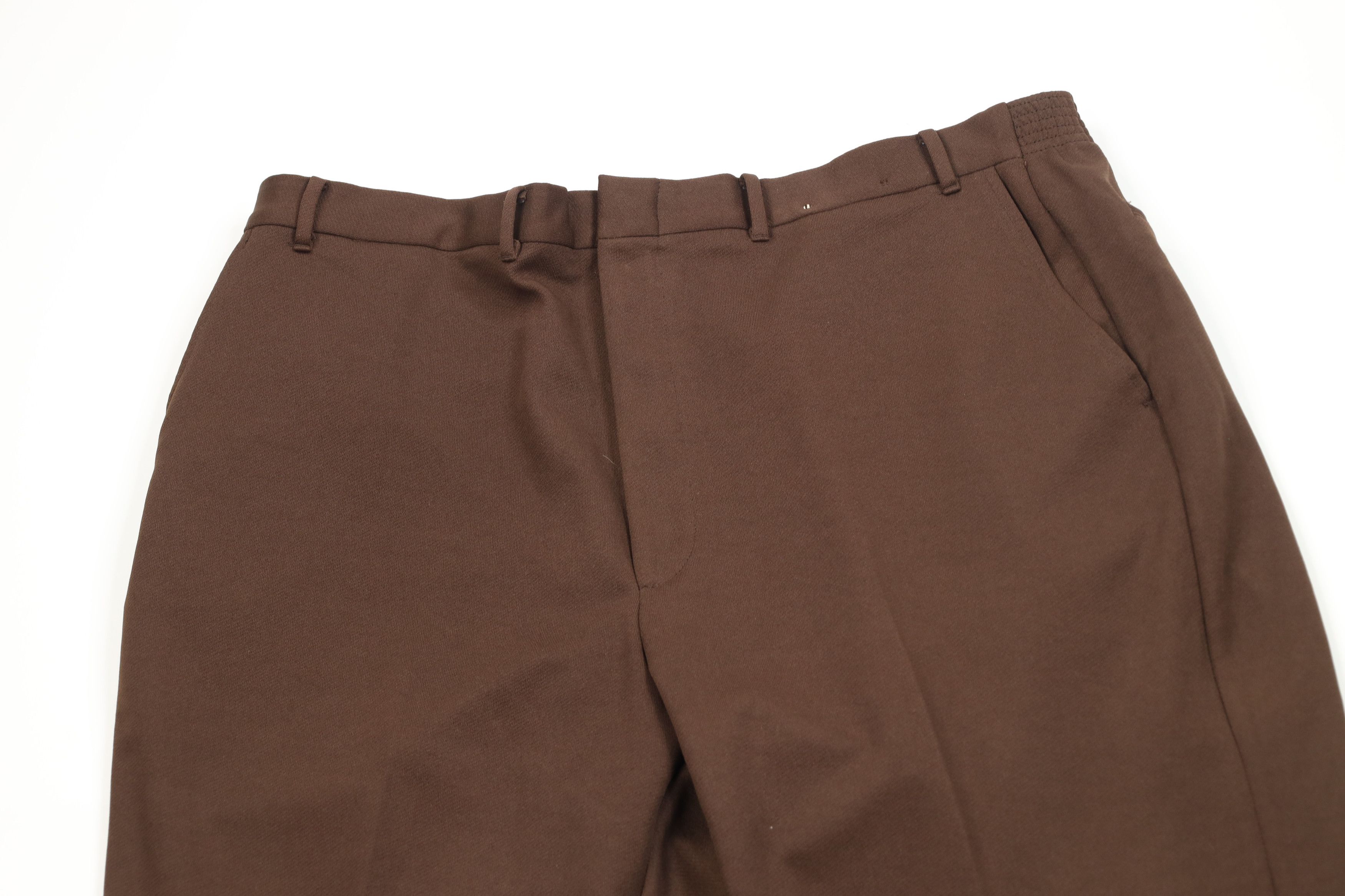 Vintage Vintage 70s Streetwear Wide Leg Bell Bottoms Pants Brown USA Size US 42 / EU 58 - 2 Thumbnail