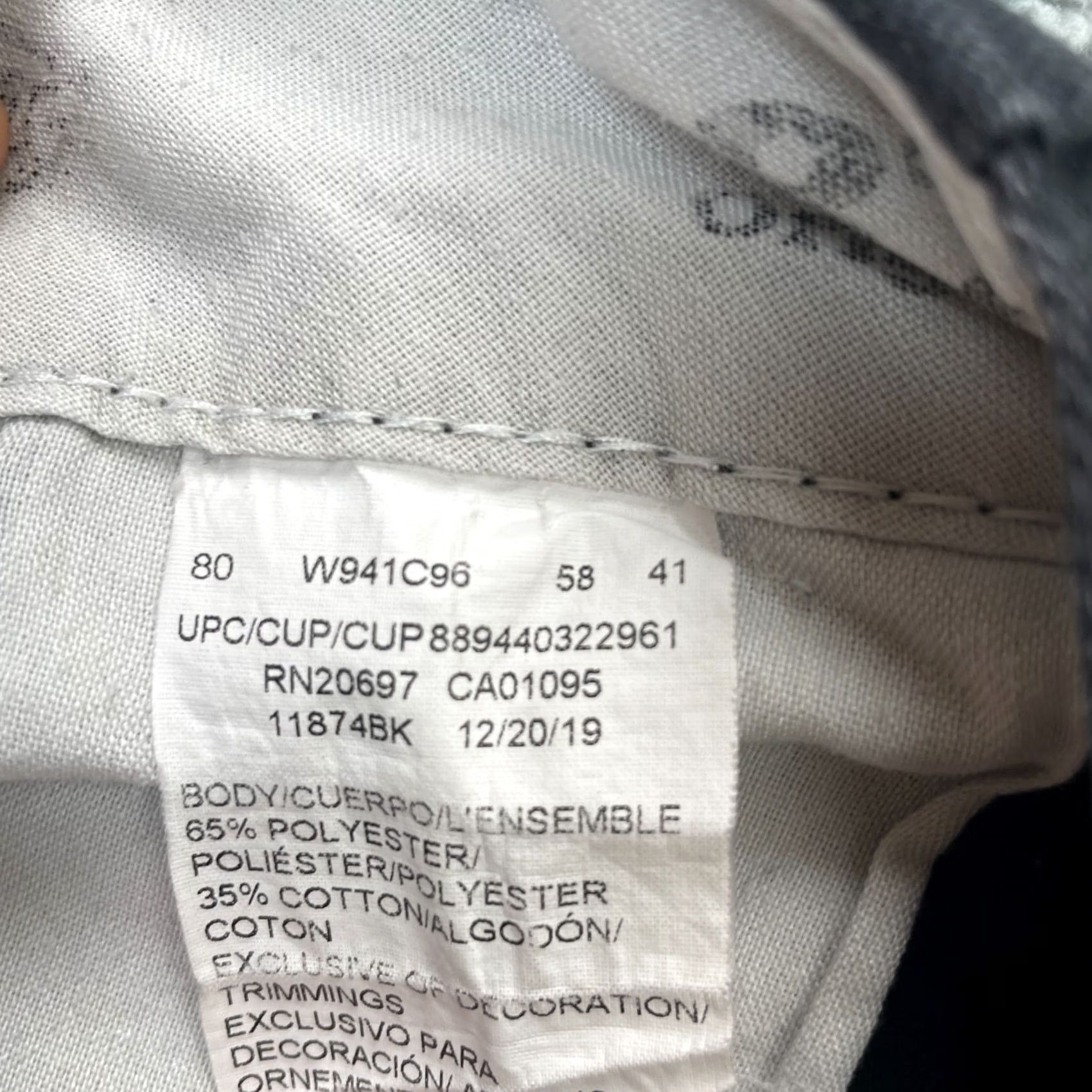 Dickies Dickies 874 Pants Mens 40 Black Workwear Original Fit Cotton Straight Leg Logo Size US 40 / EU 56 - 3 Thumbnail