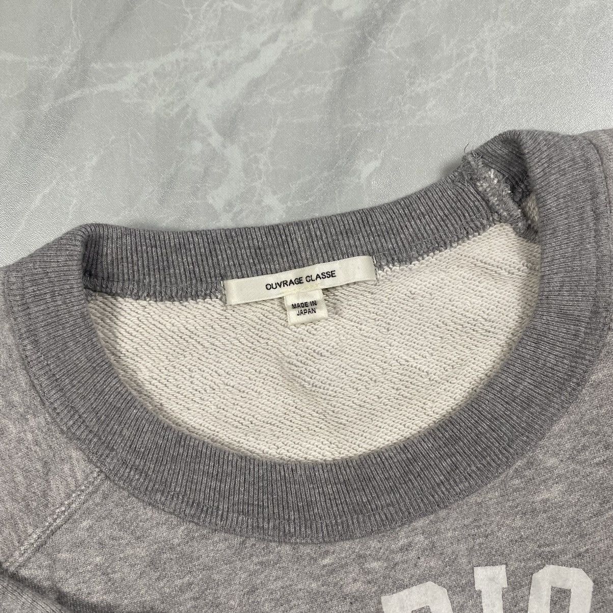 Japanese Brand Ouvrage Classe Japan Red Indian Warrior Crop Sweatshirt Size L / US 10 / IT 46 - 4 Thumbnail