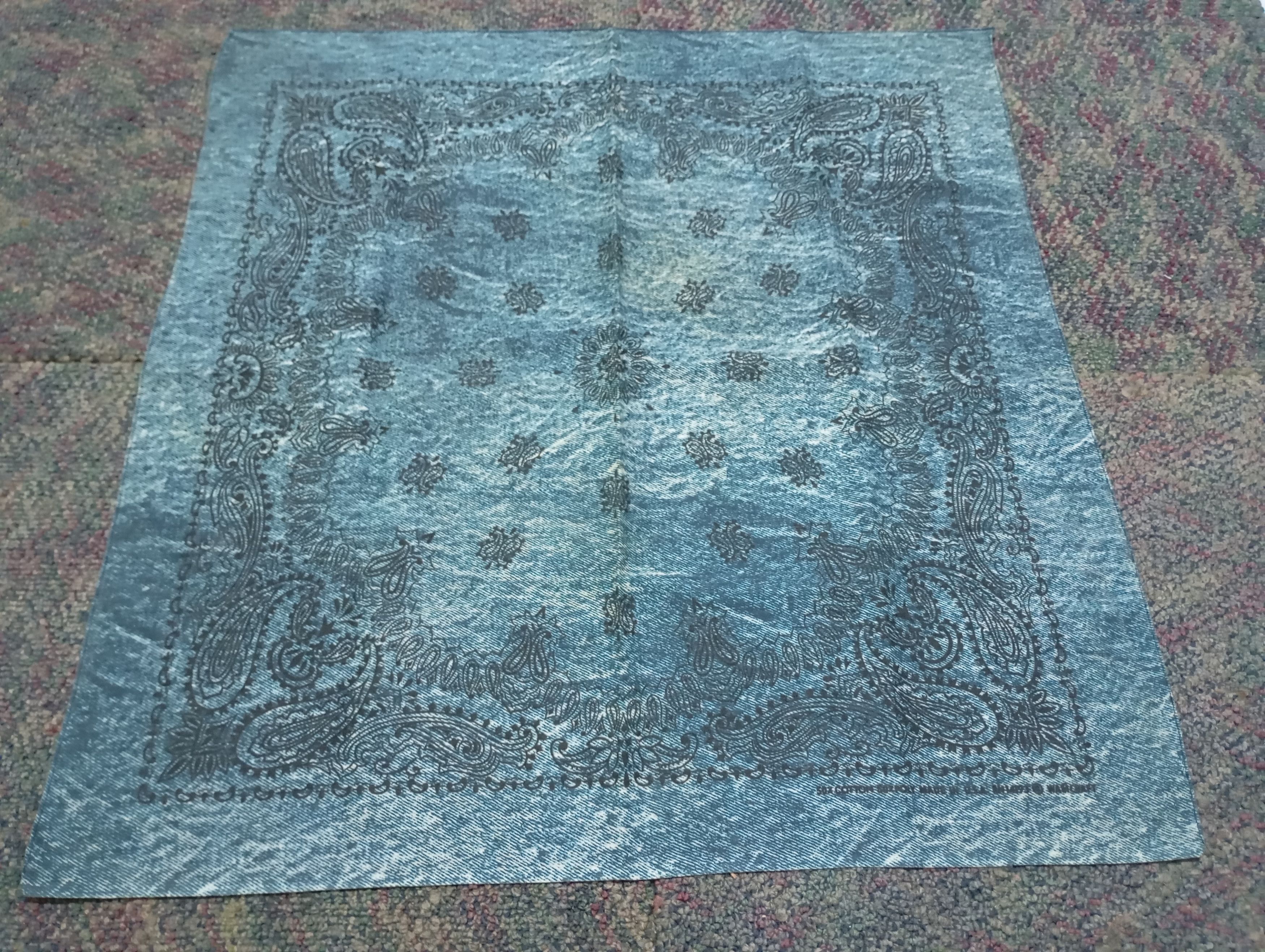 Vintage Vintage Paisley Bandana Made in USA Size ONE SIZE - 4 Thumbnail