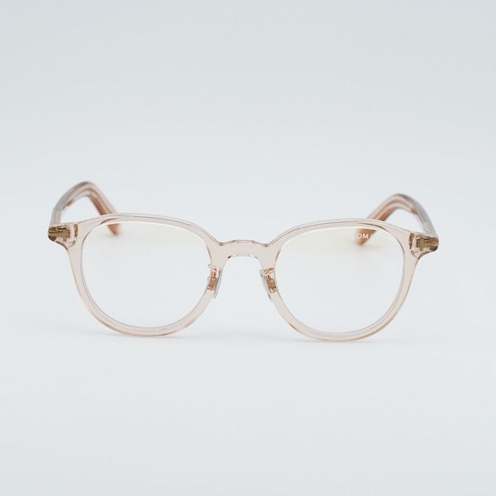 Tom Ford Tom Ford FT5857-D-B 072 Eyeglasses Brown 48mm Square Frame Size ONE SIZE - 4 Thumbnail