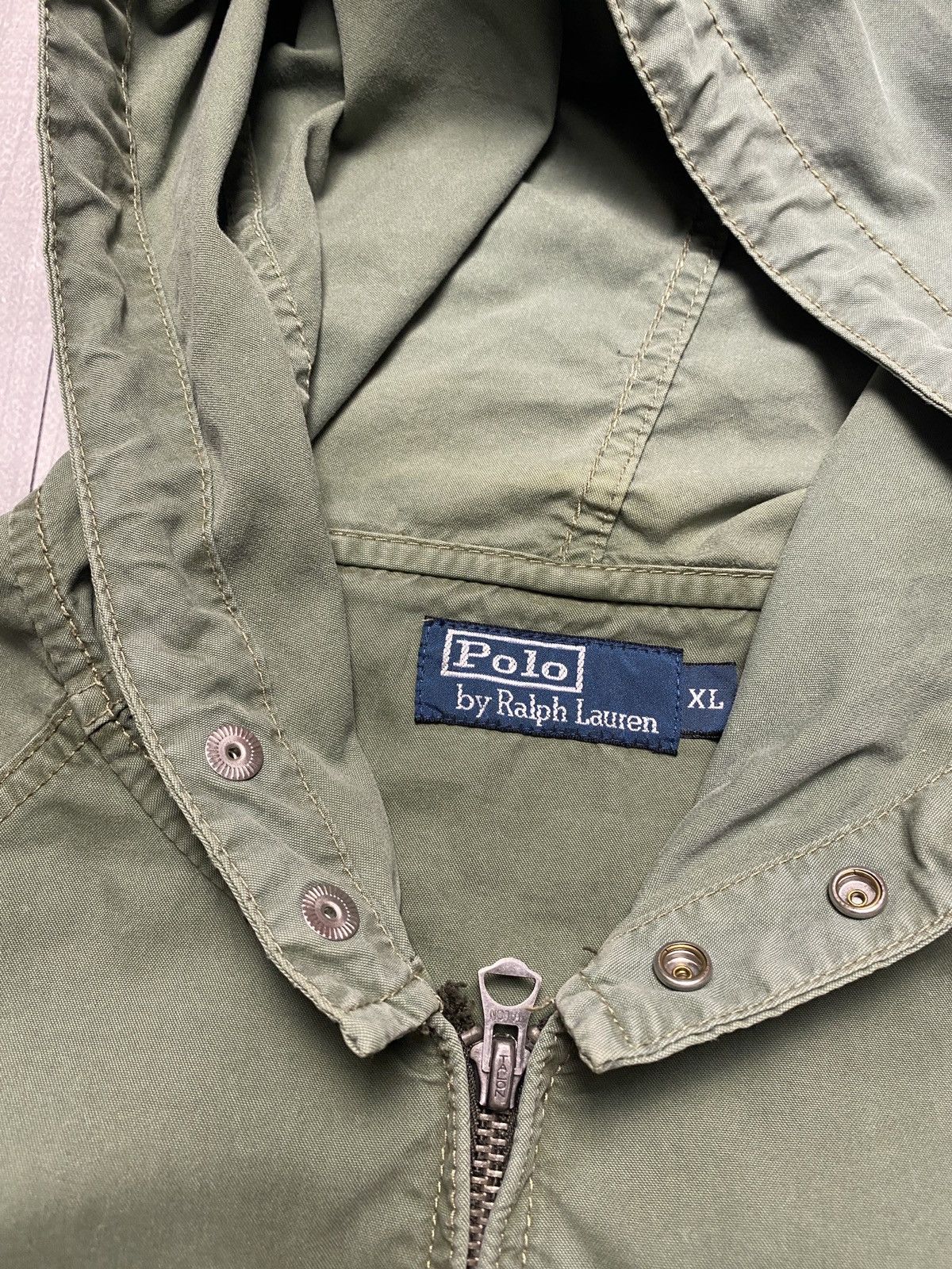 Polo Ralph Lauren Vintage Polo Ralph Lauren Green Cotton jacket denim Size US XL / EU 56 / 4 - 3 Thumbnail