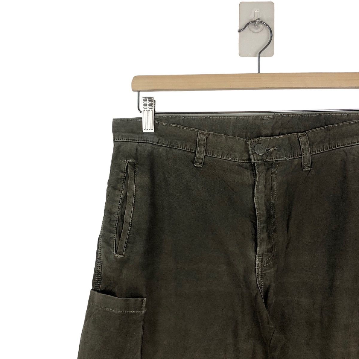 Issey Miyake VINTAGE BUSH CARGO PANTS BOWCUT GLOBALWORK ISSEY MIYAKE Size US 30 / EU 46 - 5 Thumbnail