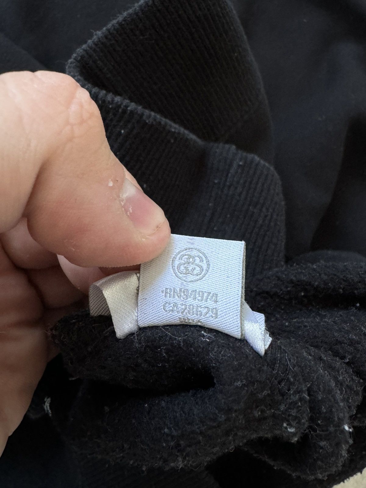 Stussy × Vintage Vintage Stussy Embroidered Shadow Applique Sweatshirt Y2K Size US L / EU 52-54 / 3 - 9 Thumbnail