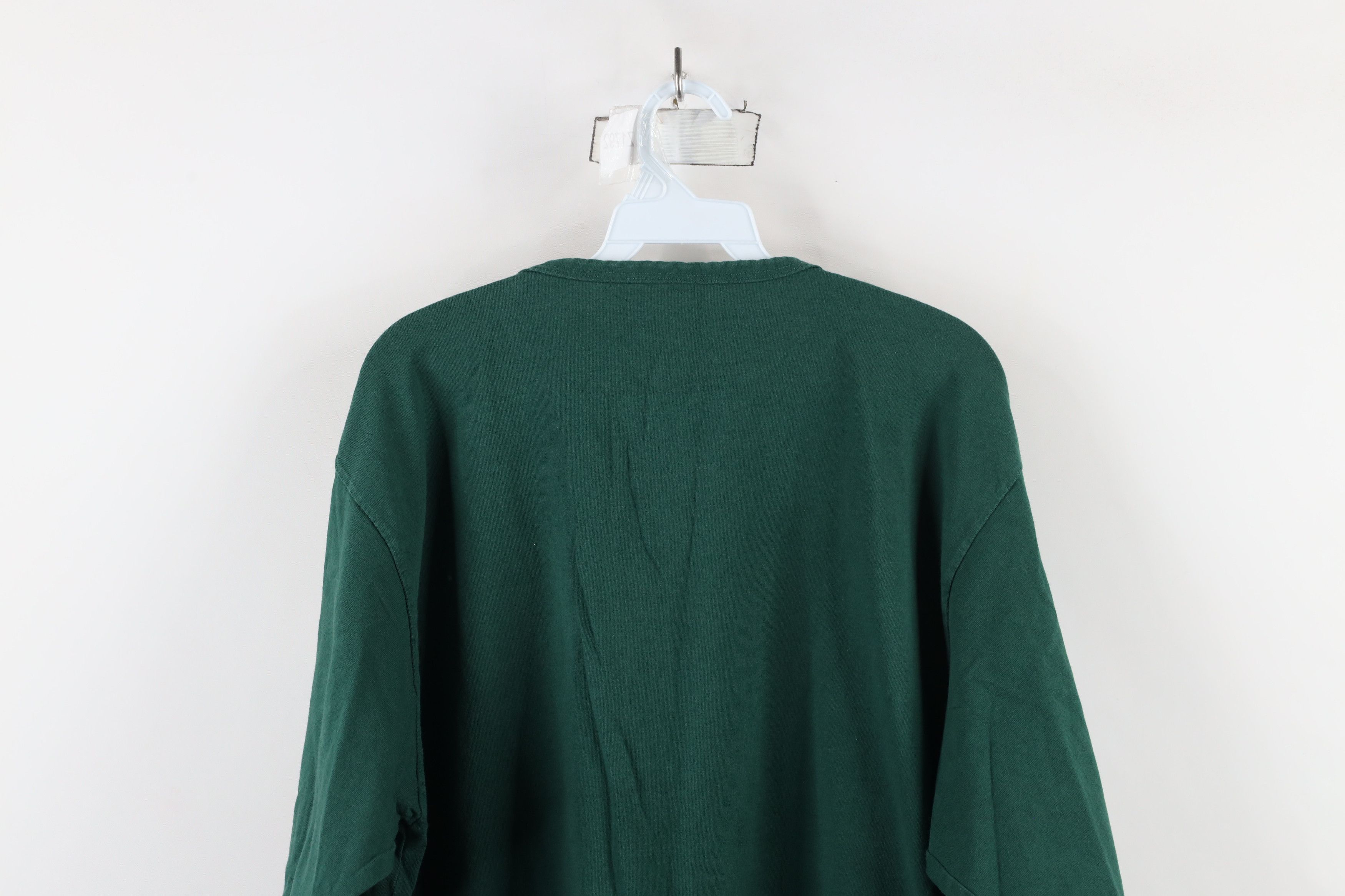 Vintage Vintage 90s Streetwear Fishing Long Sleeve Henley T-Shirt Size US L / EU 52-54 / 3 - 10 Thumbnail