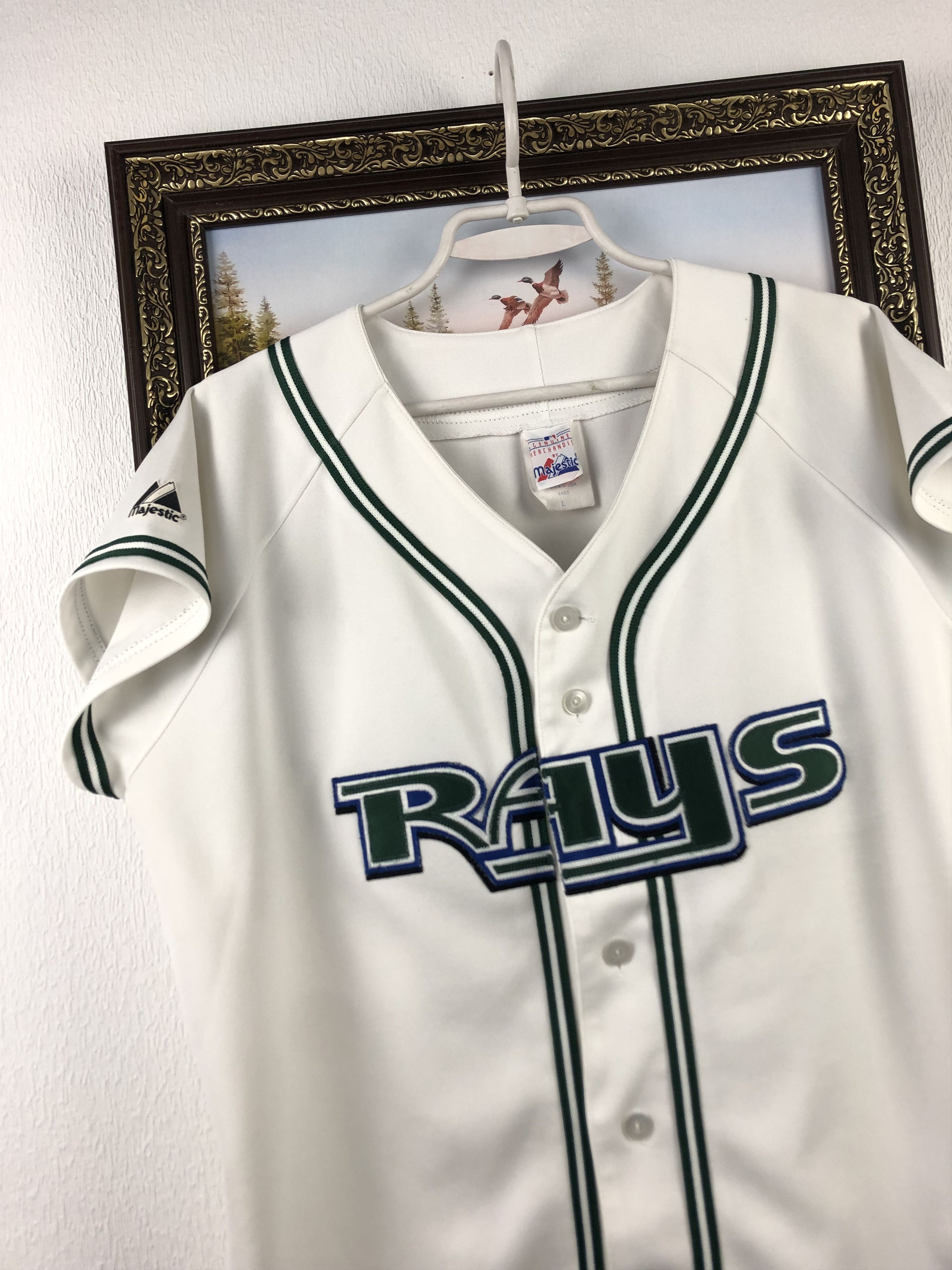 MLB Vintage 90' Tampa Bay Rays Majestic Jersey Baseball MLB Size US S / EU 44-46 / 1 - 4 Thumbnail