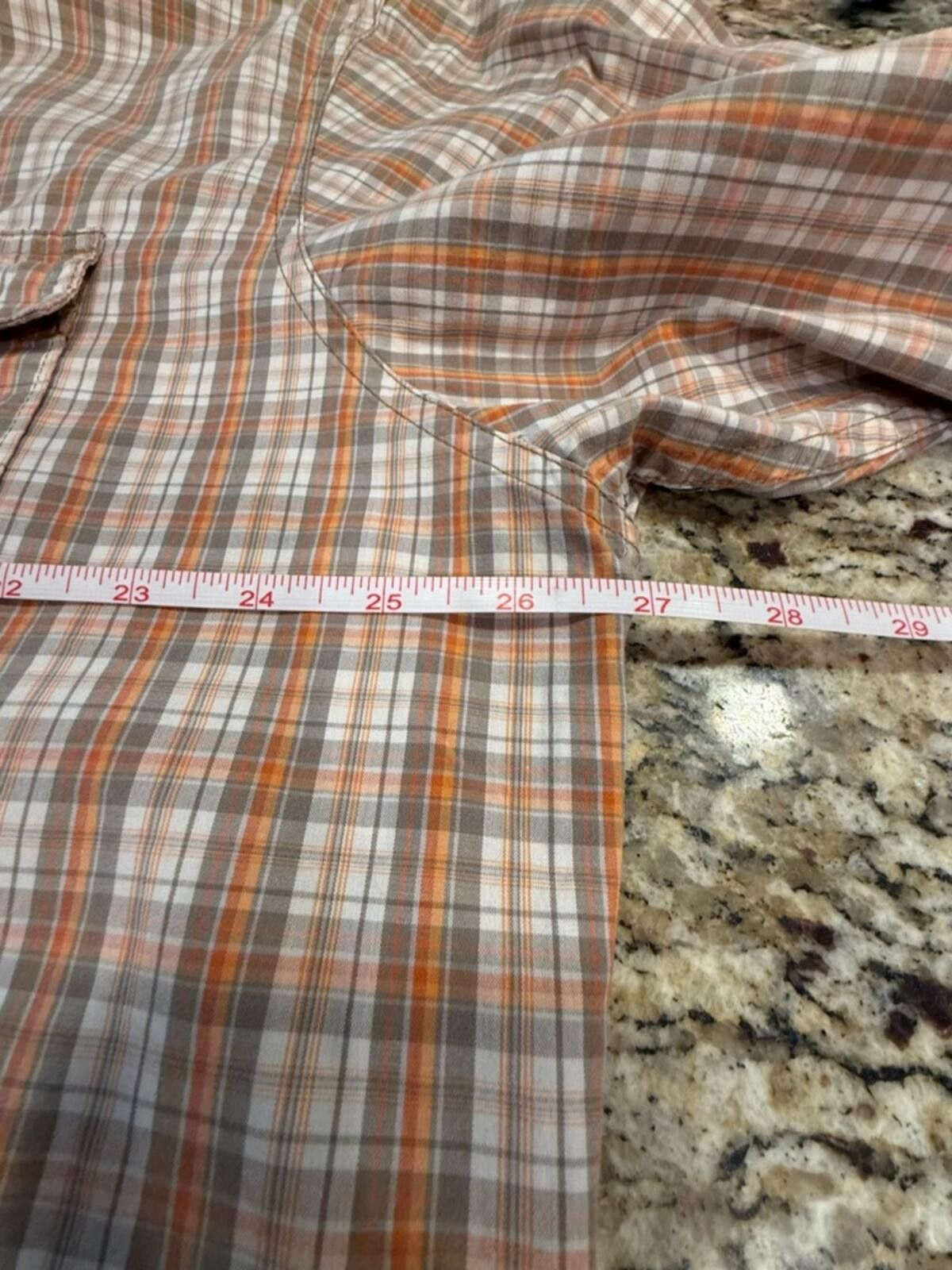 Timberland Timberland cotton plaid button up shirt cream gray orange XL Size US XL / EU 56 / 4 - 8 Thumbnail