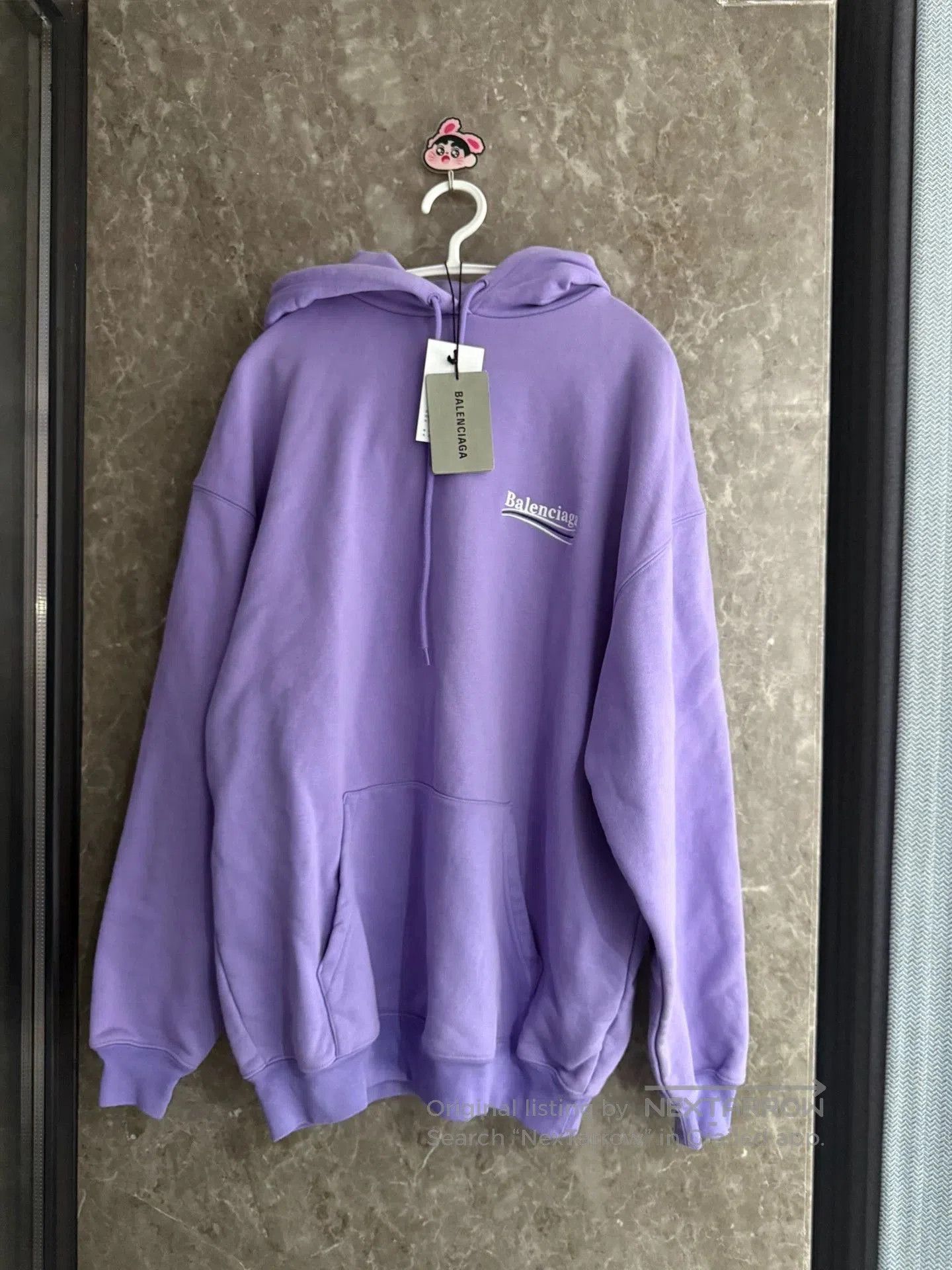 Balenciaga Balenciaga Purple Coke Embroidery Sweatshirt XS. Size US XS / EU 42 / 0 - 1 Thumbnail