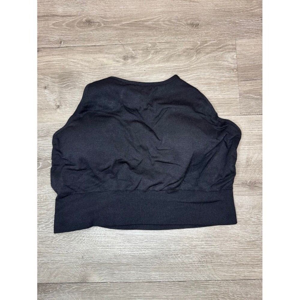 Other Black Strappy Sports Bra Crop Top Open Back Athleisure Yoga Size S / US 4 / IT 40 - 5 Thumbnail
