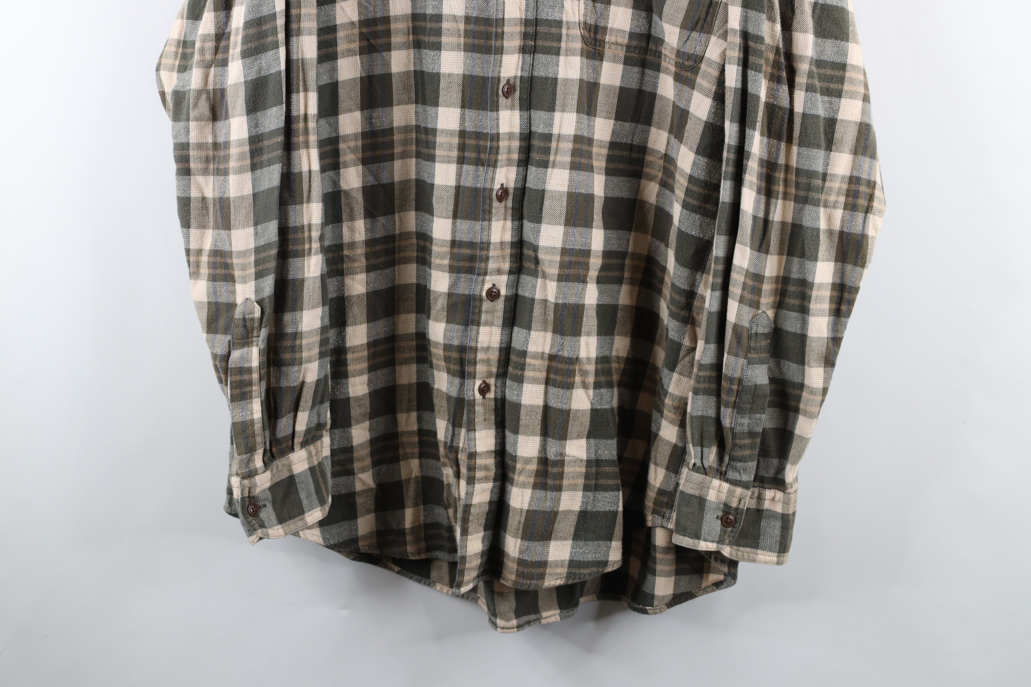 Polo Ralph Lauren Vintage 90s Chaps Ralph Lauren Out Flannel Button Shirt Size US L / EU 52-54 / 3 - 3 Thumbnail
