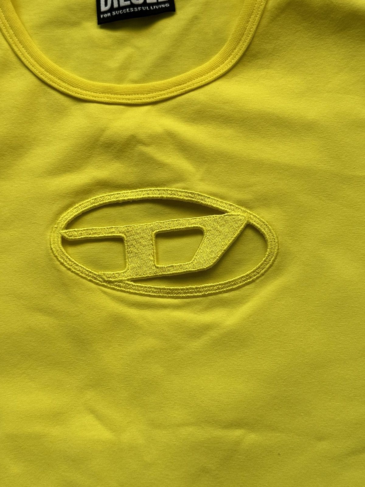Designer × Diesel × Diesel Black Gold Diesel cut out D logo t-shirt Size M / US 6-8 / IT 42-44 - 7 Thumbnail