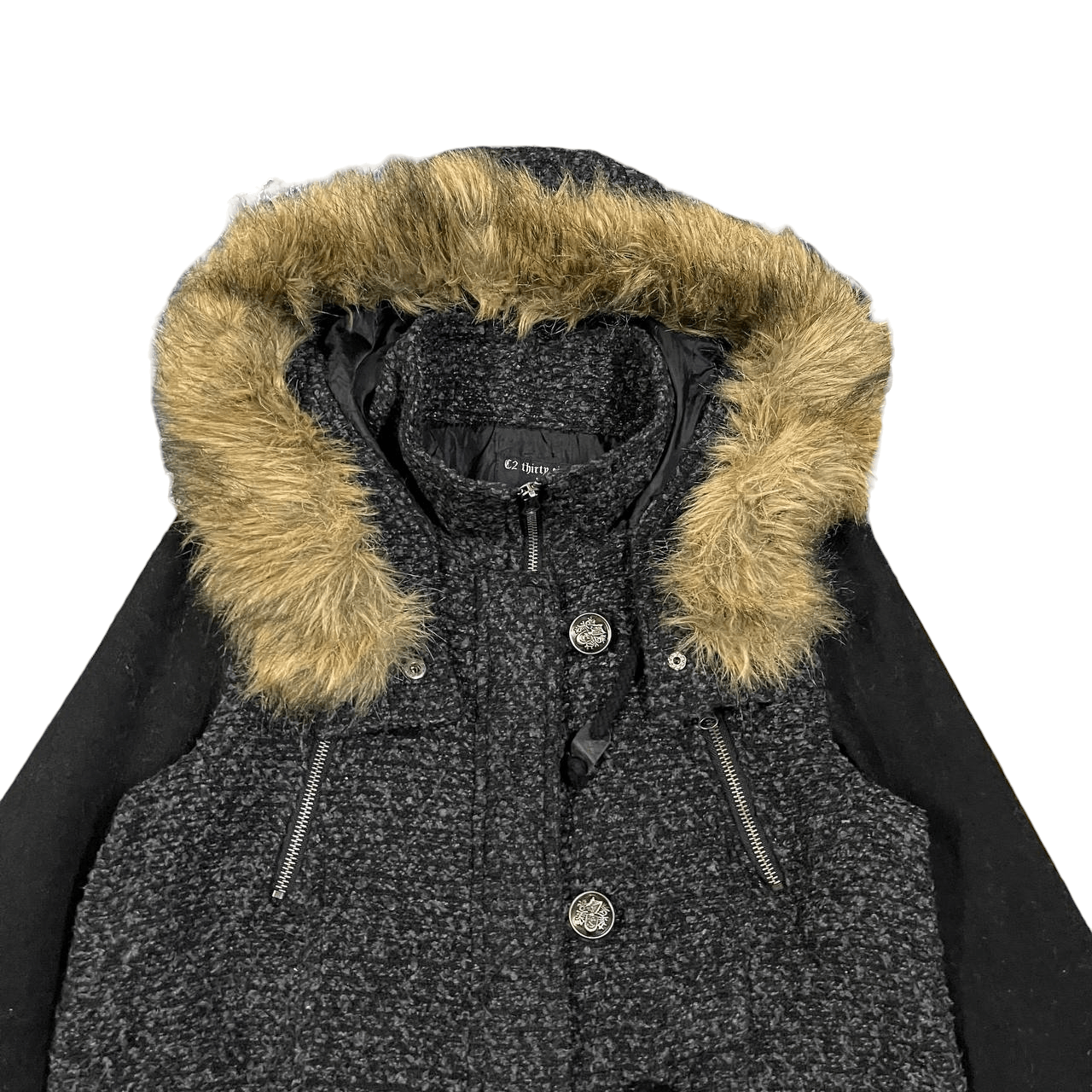 If Six Was Nine C2 Thirty Eight Fur Jacket Size L / US 10 / IT 46 - 2 Thumbnail