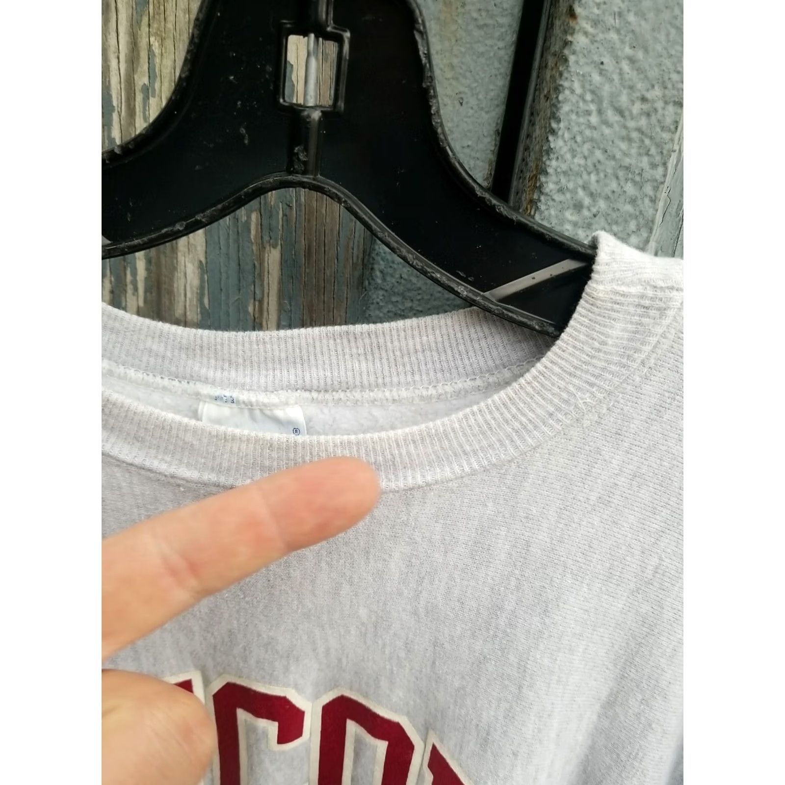 Champion VINTAGE Champion CONCORD COLLEGE Hooded Jacket XL Men Gray Weave Reverse Weave University 90s Distressed Size US XL / EU 56 / 4 - 3 Thumbnail