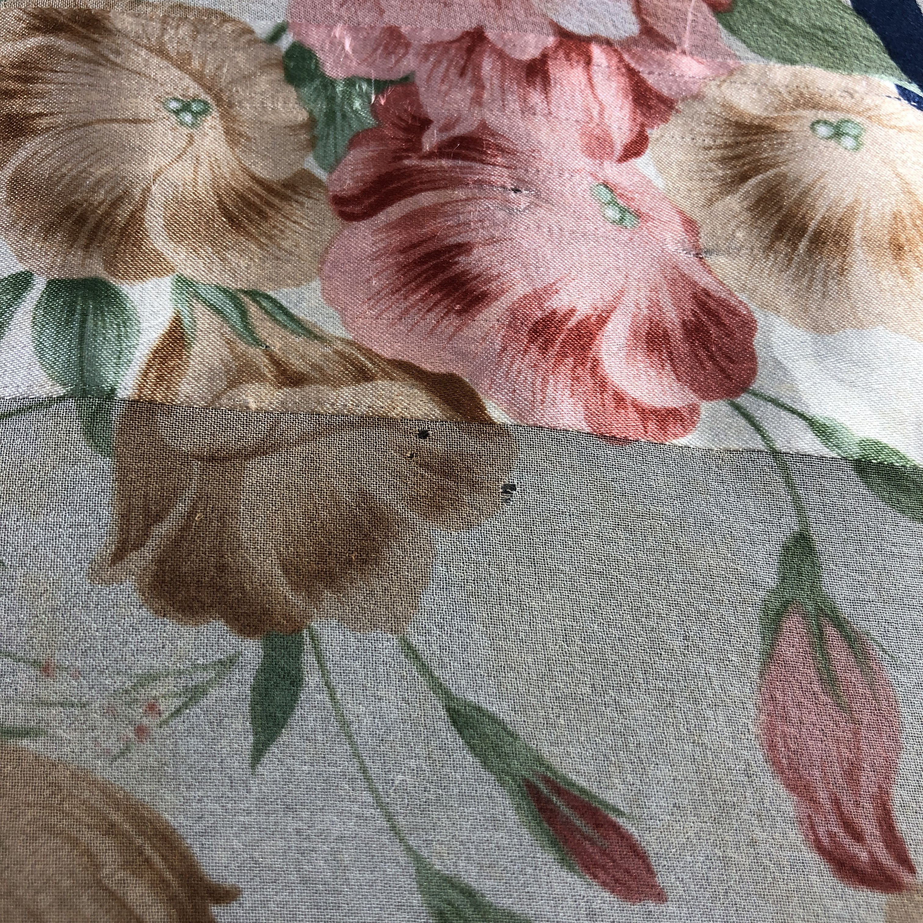 Vintage Jun Ashida Floral Silk Scarf M1327 Size ONE SIZE - 12 Thumbnail