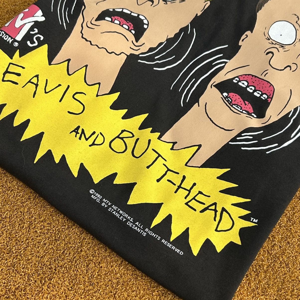 Band Tees Beavis snd butt-head 1993 vintage mtv Size US XL / EU 56 / 4 - 4 Thumbnail