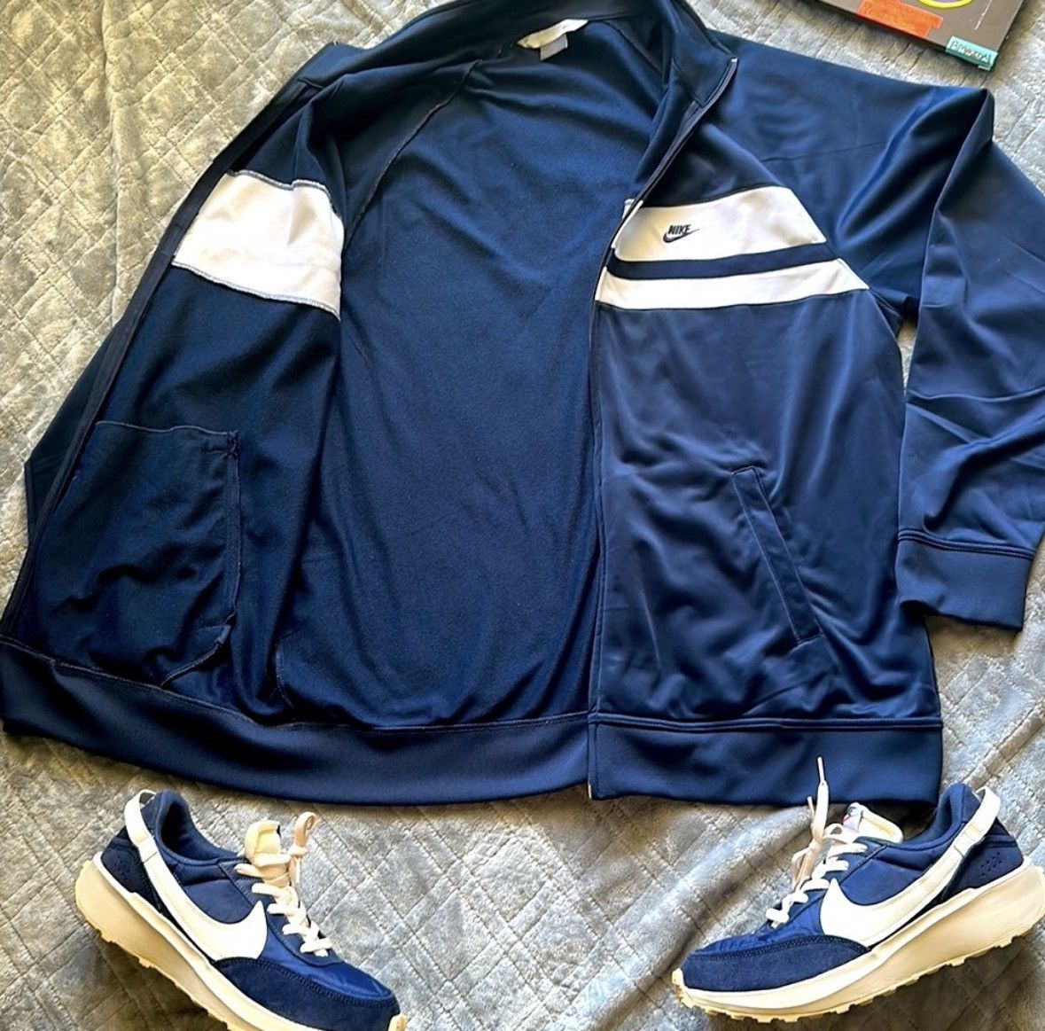 Designer × Nike NIKE ZIPUP Sweat Suit | Clean | Blue/White | Size Size US XXL / EU 58 / 5 - 5 Thumbnail