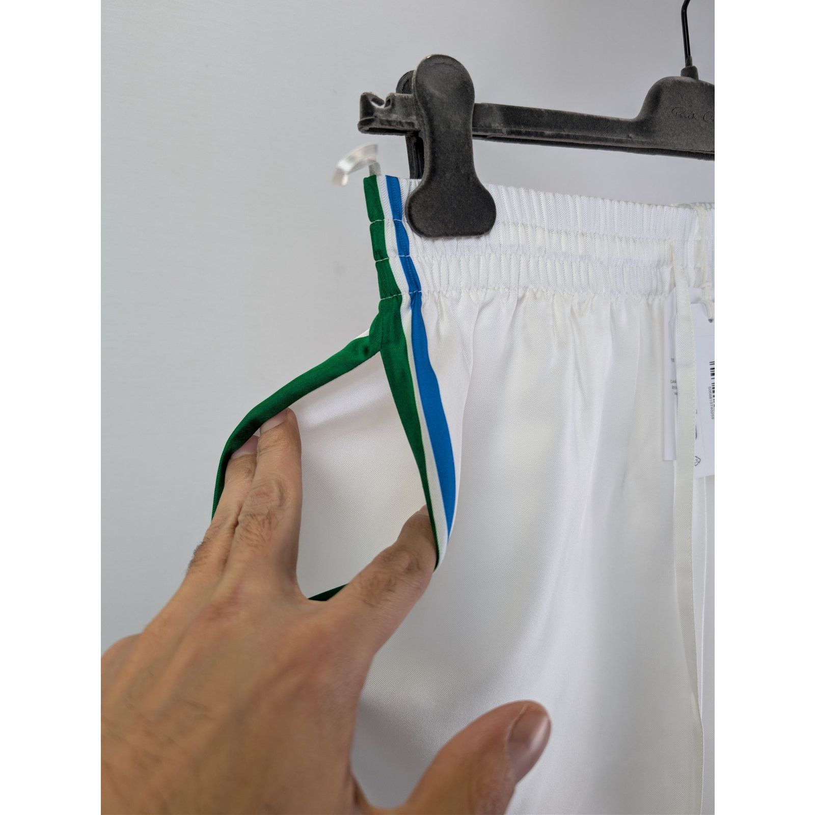 Casablanca o1rshd1 Silk Twill Drawstring Trouser sweatpant Flame Laurel Size US 38 / EU 54 - 5 Thumbnail